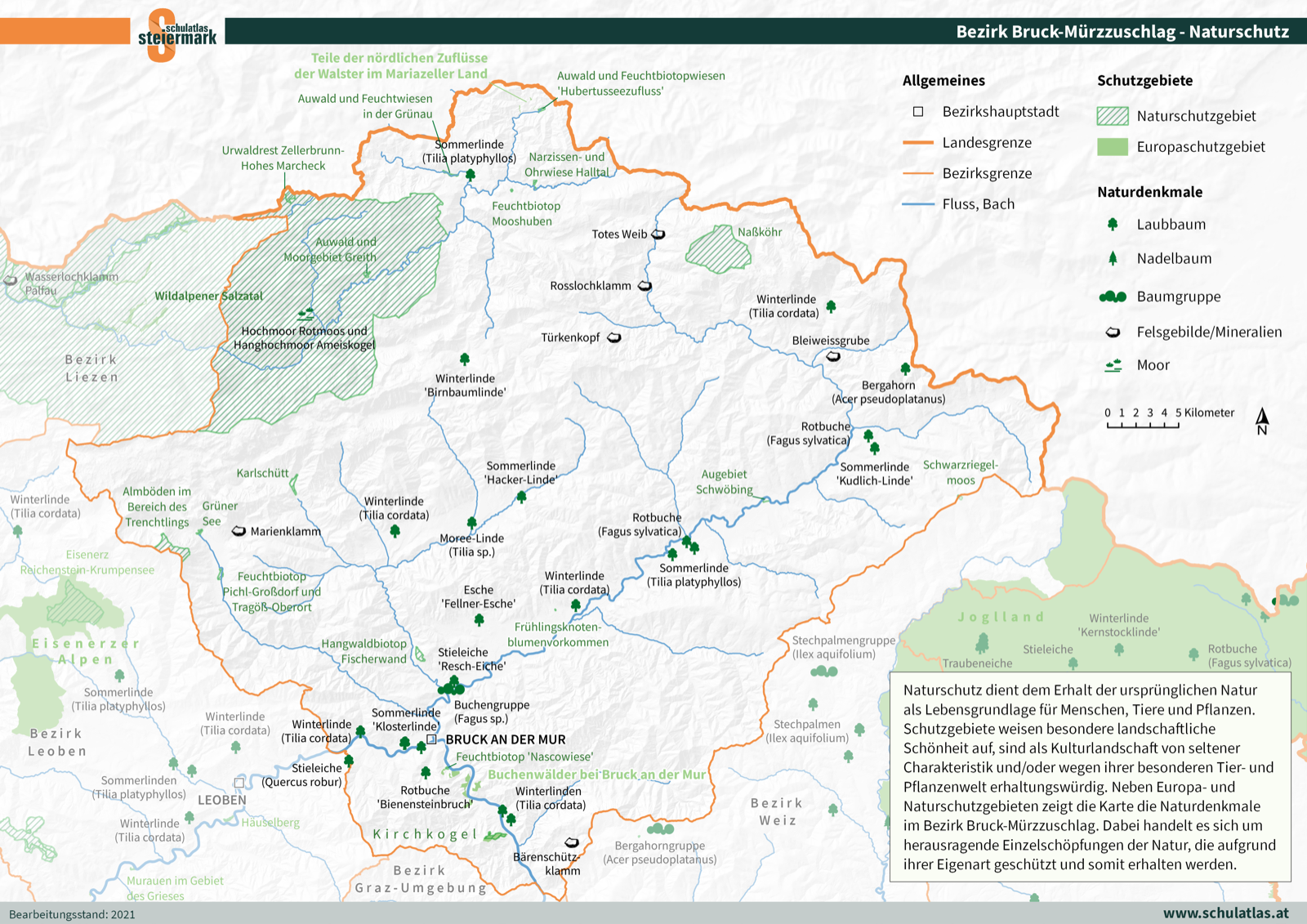 Bruck-Mürzzuschlag - Naturschutz
