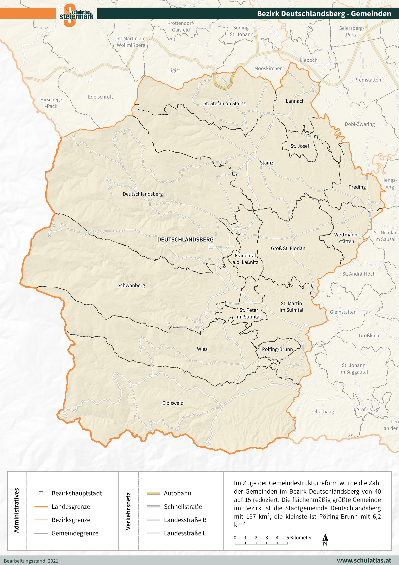 Deutschlandsberg - Gemeinden