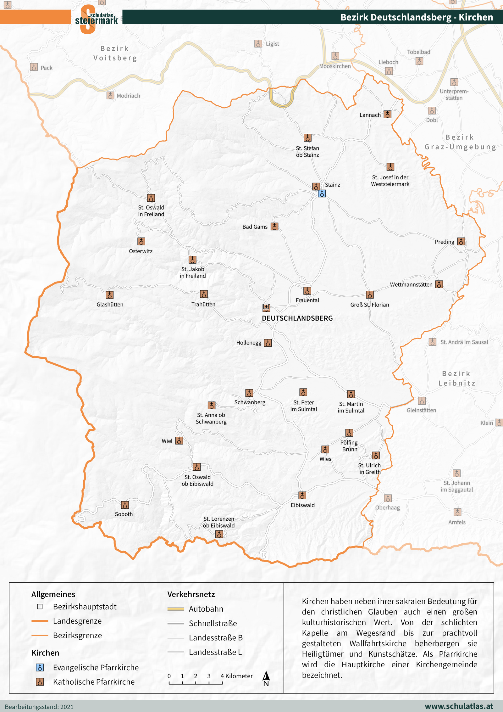 Deutschlandsberg - Kirchen, Klöster und Stifte
