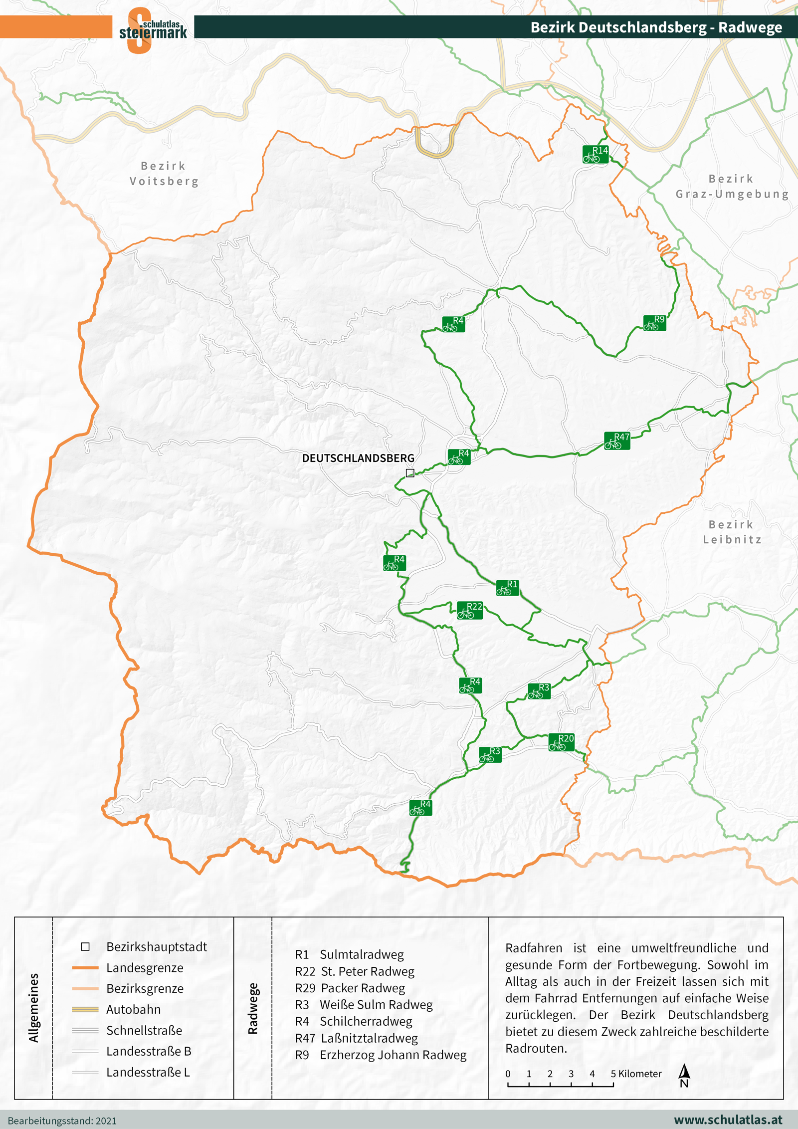 Deutschlandsberg - Radwege