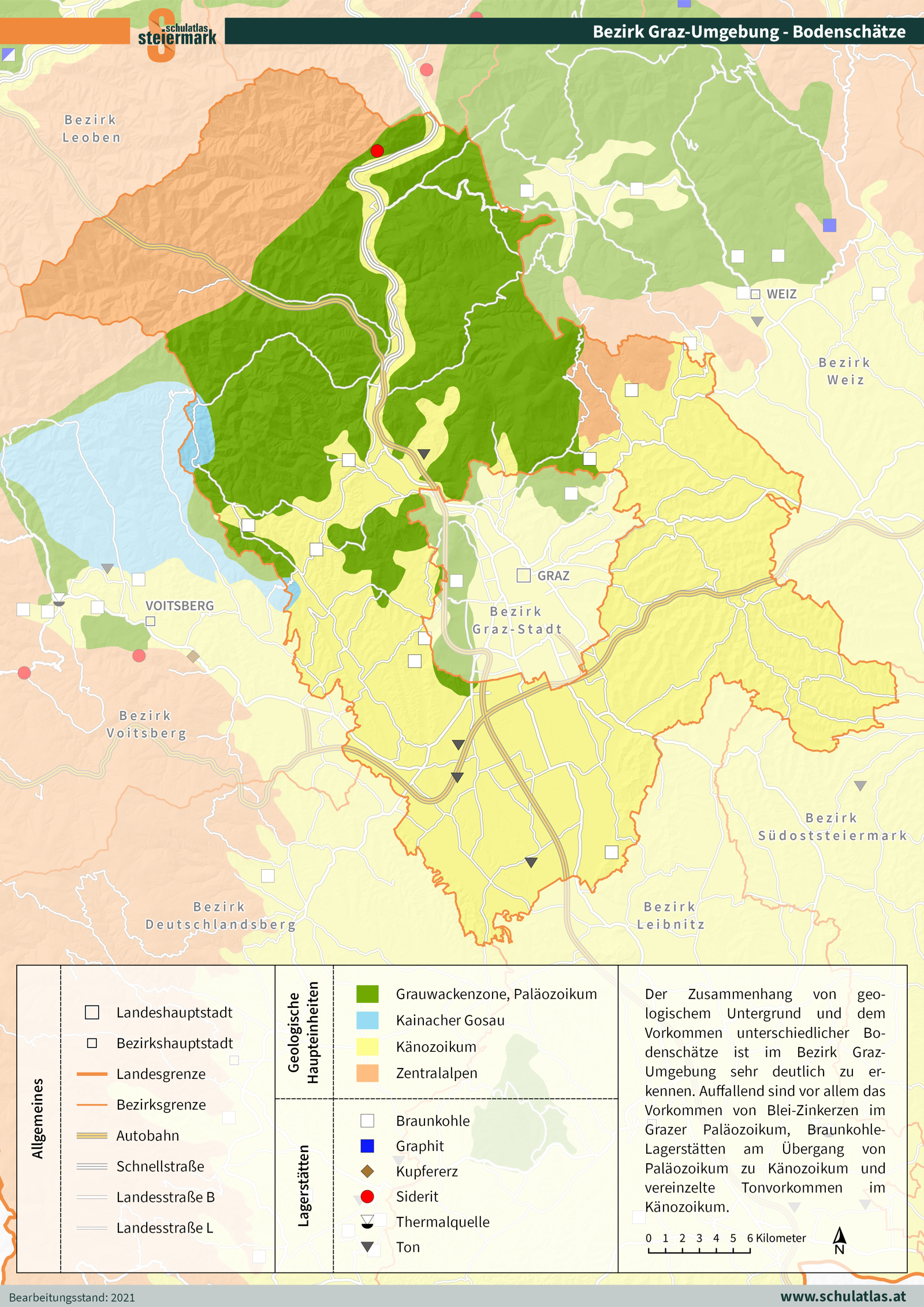 Graz-Umgebung - Bodenschätze