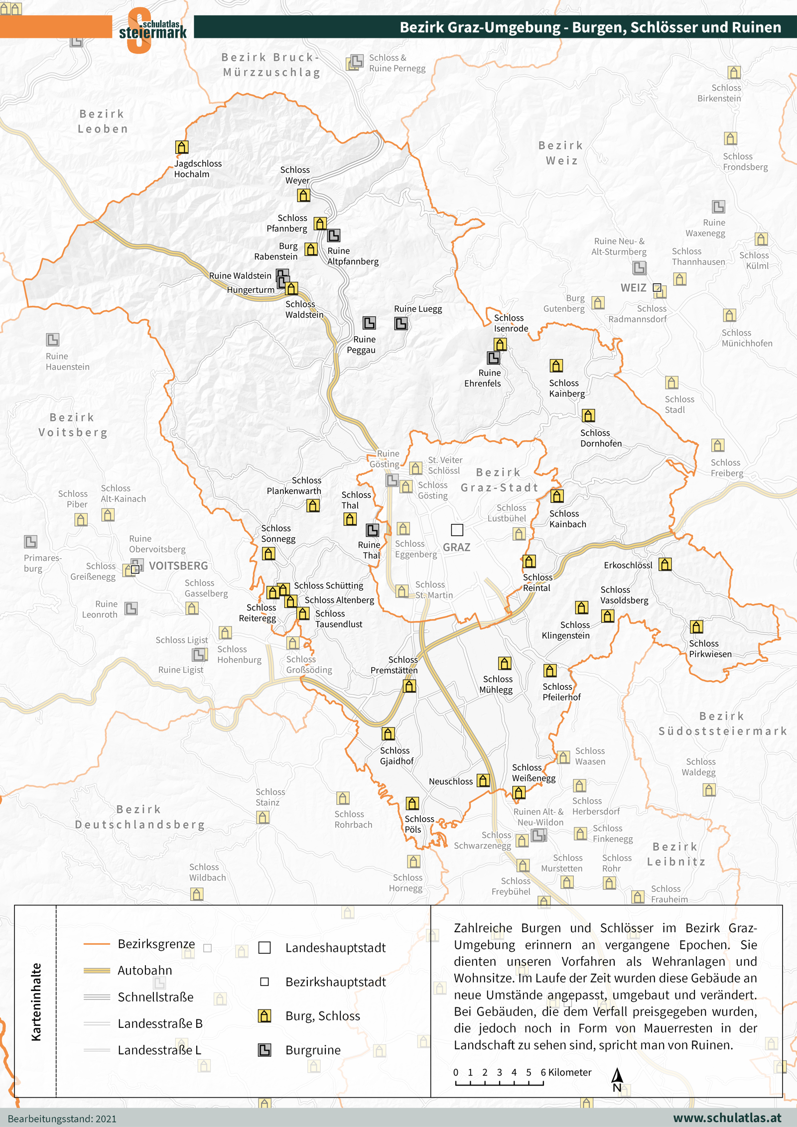 Graz-Umgebung - Burgen und Schlösser