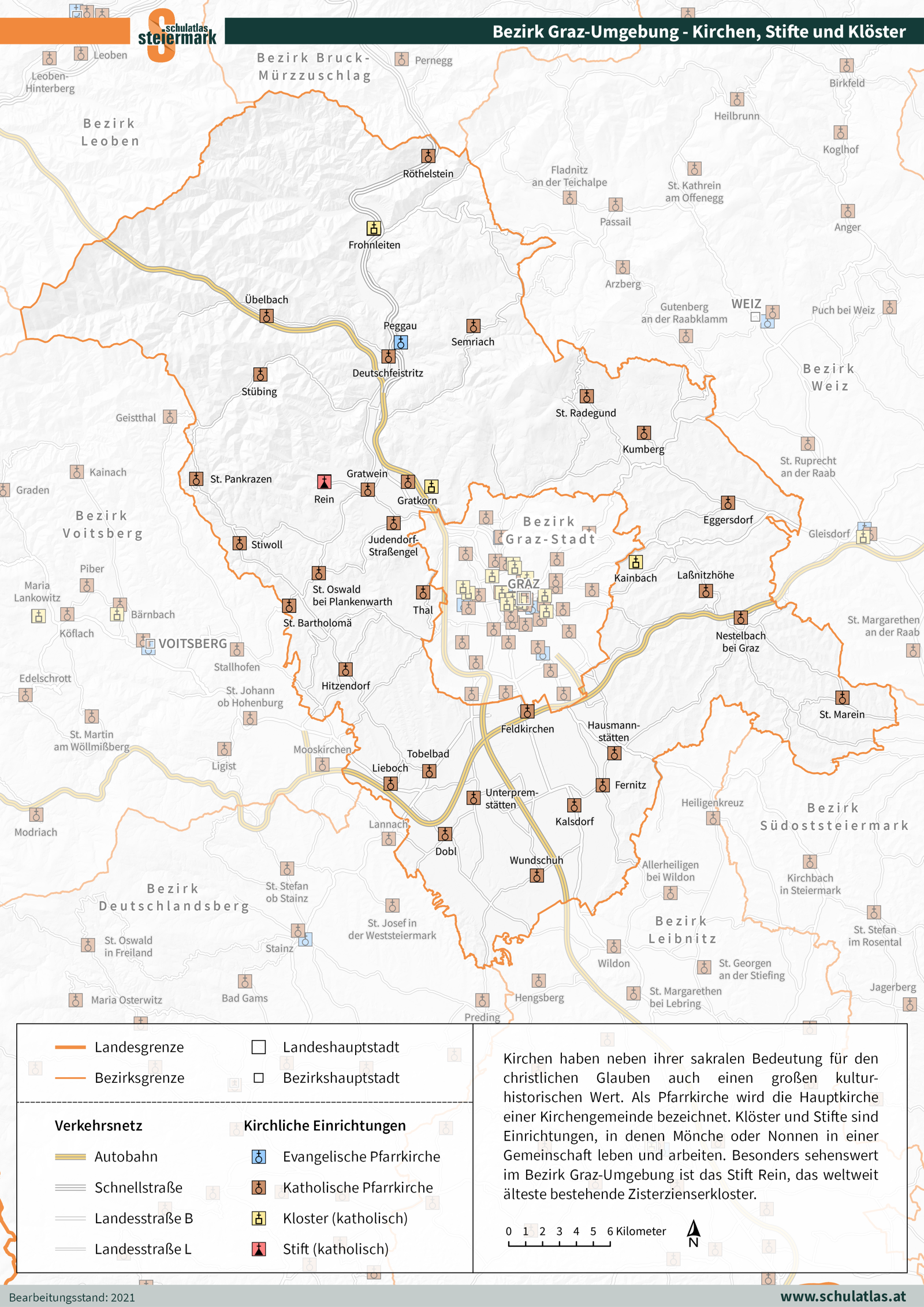 Graz-Umgebung - Kirchen, Klöster und Stifte