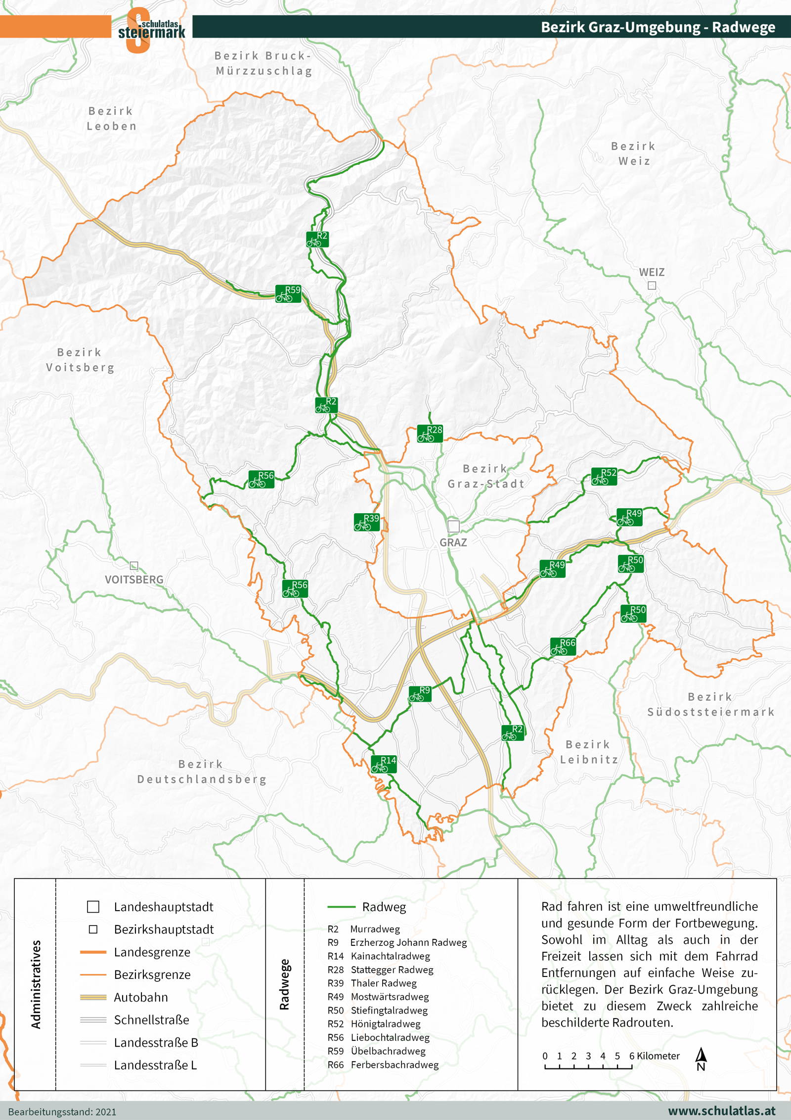 Graz-Umgebung - Radwege