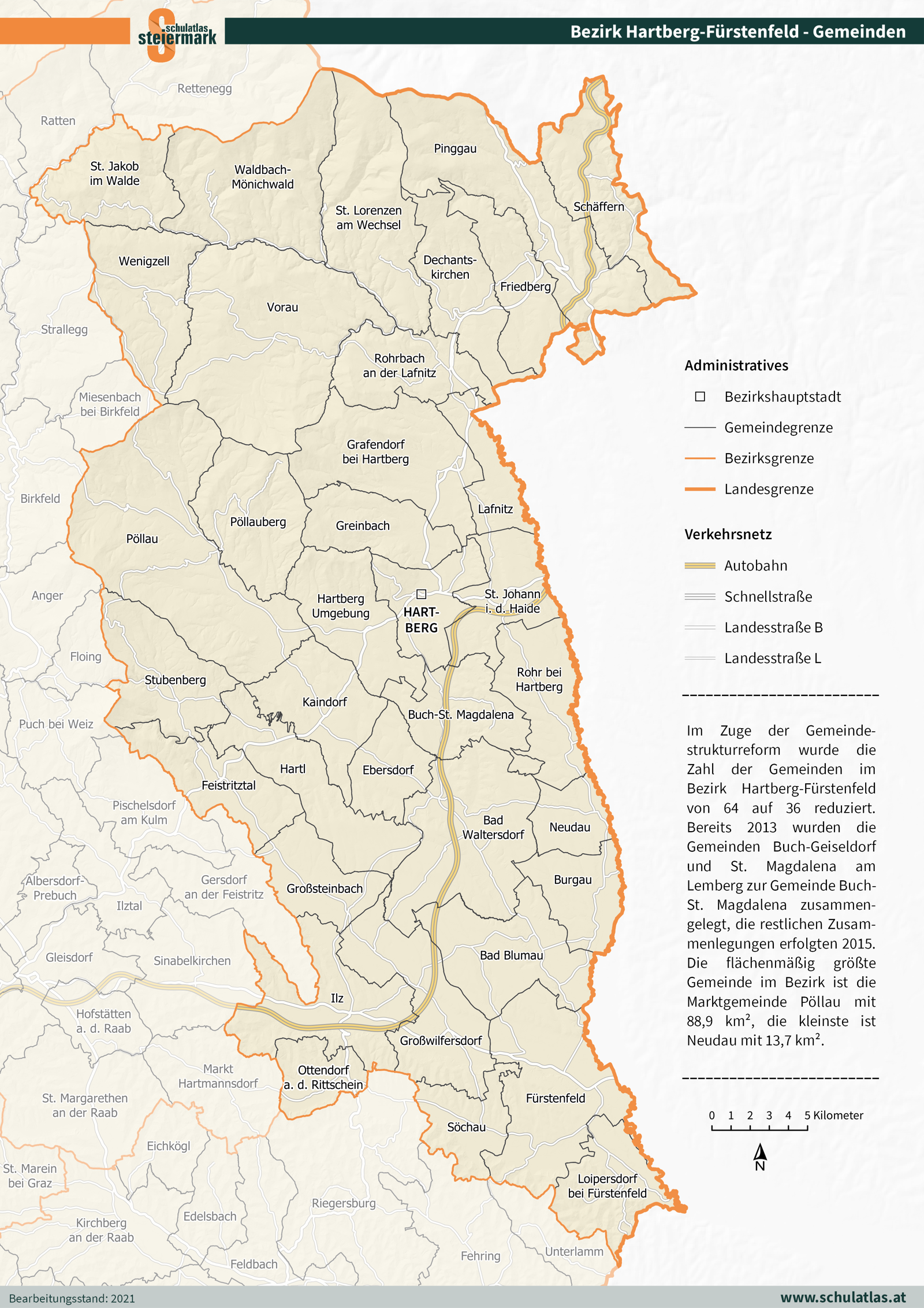 Hartberg-Fürstenfeld - Gemeinden