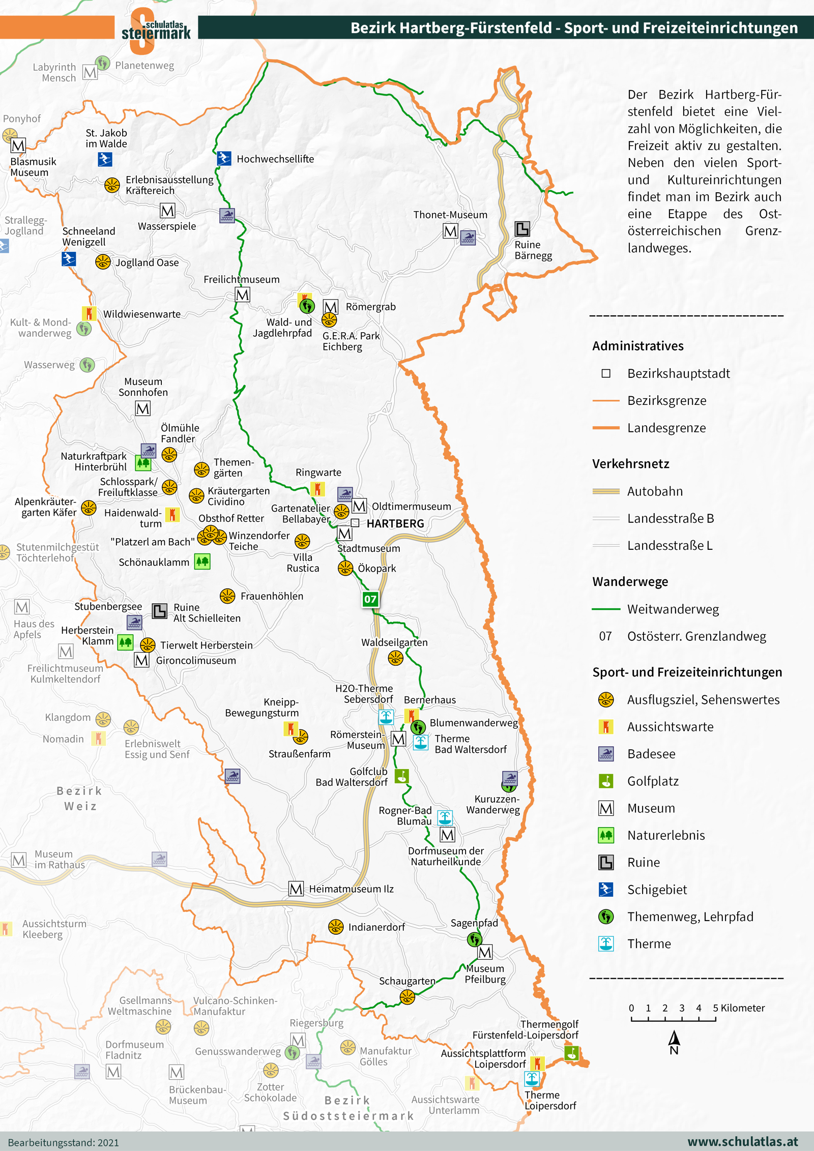 Hartberg-Fürstenfeld - Sport- und Freizeiteinrichtungen