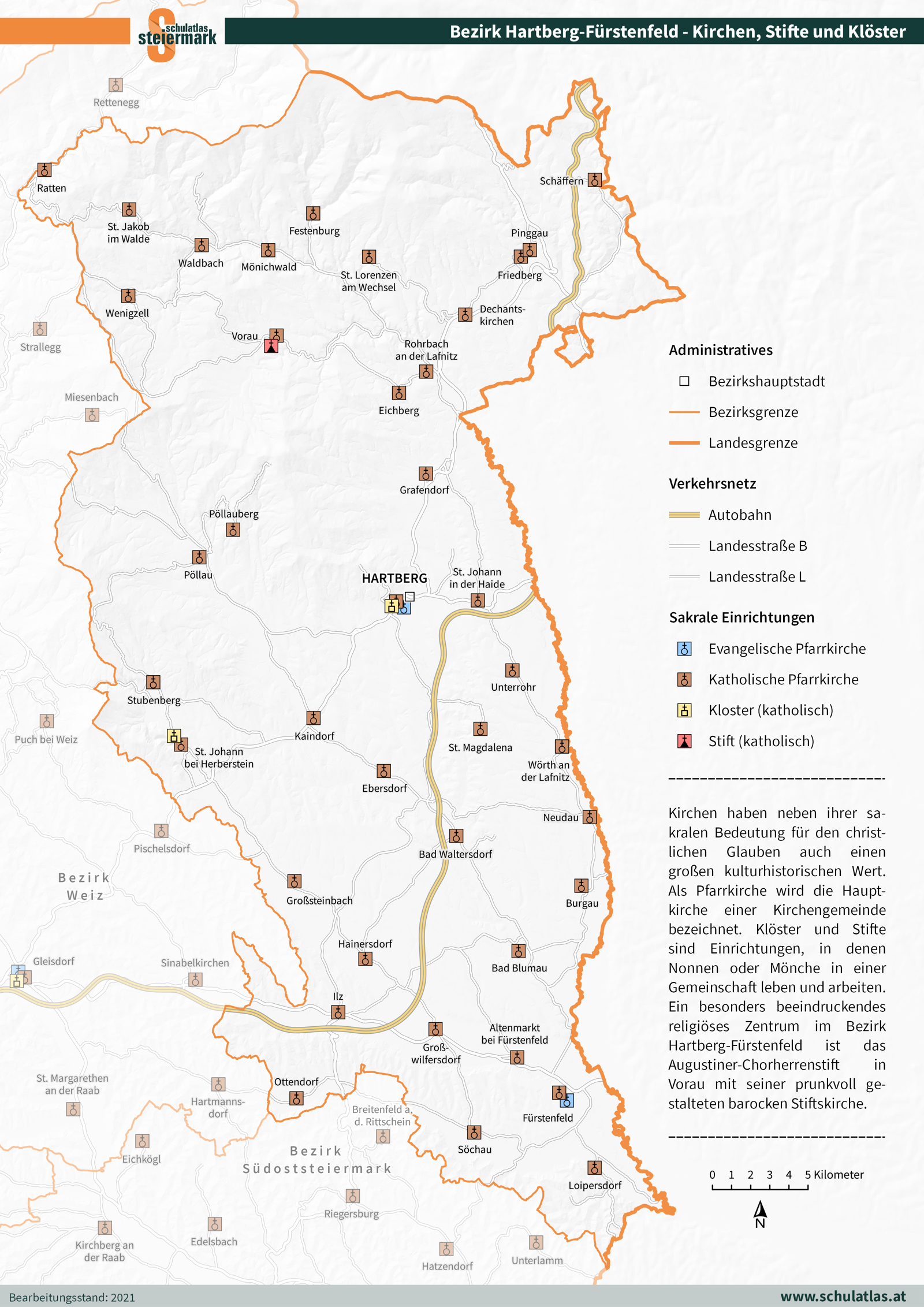 Hartberg-Fürstenfeld - Kirchen, Klöster und Stifte