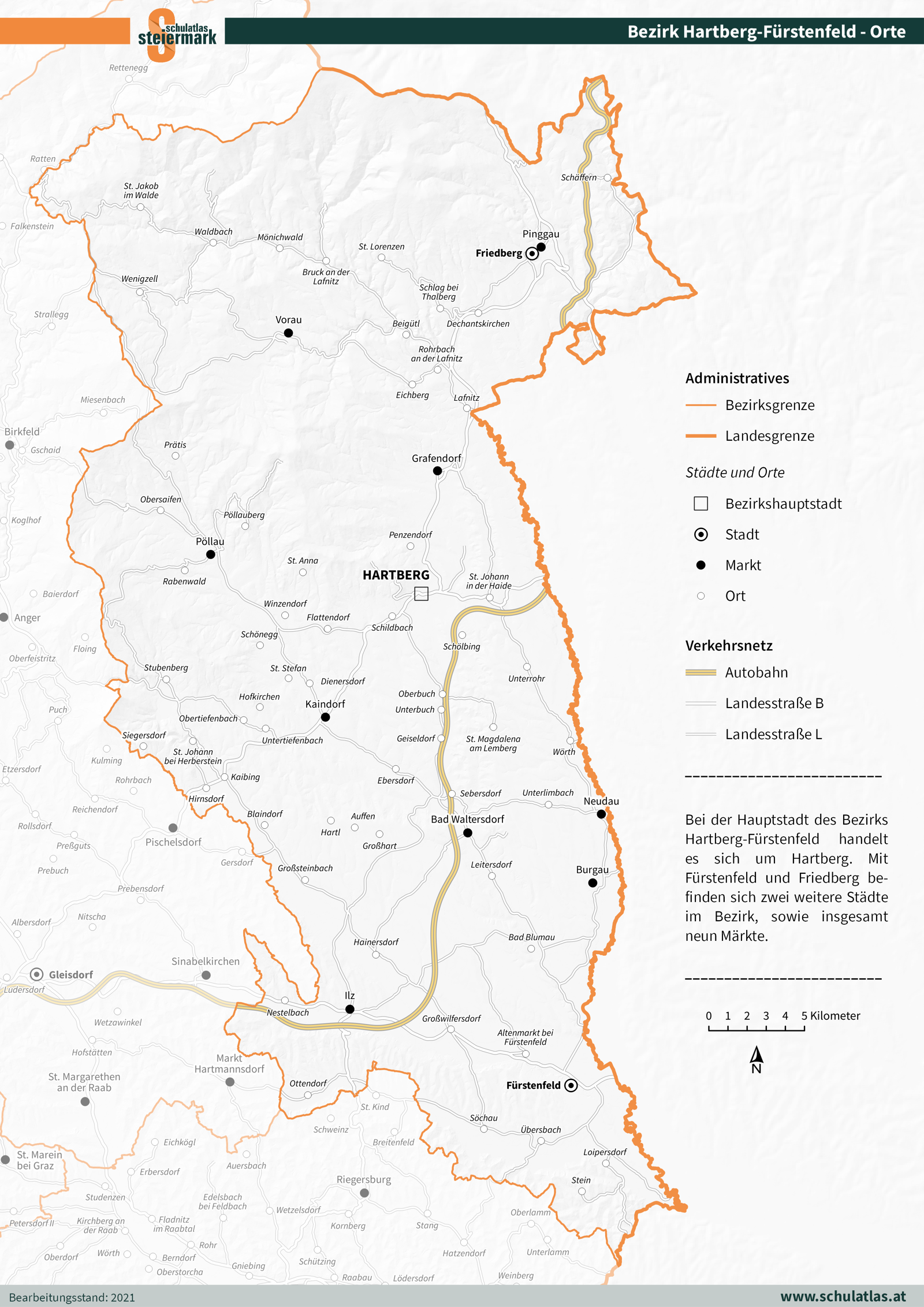 Hartberg-Fürstenfeld - Orte