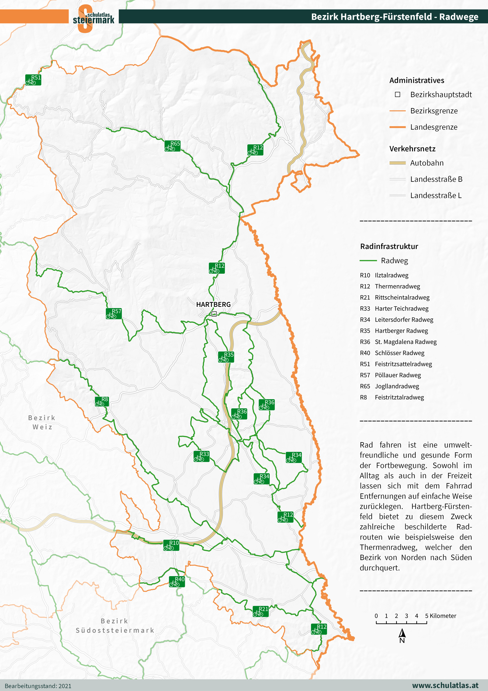 Hartberg-Fürstenfeld - Radwege