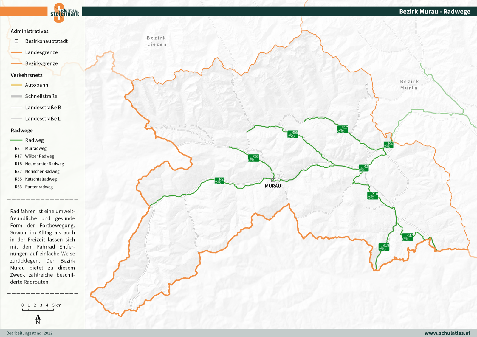 Murau - Radwege