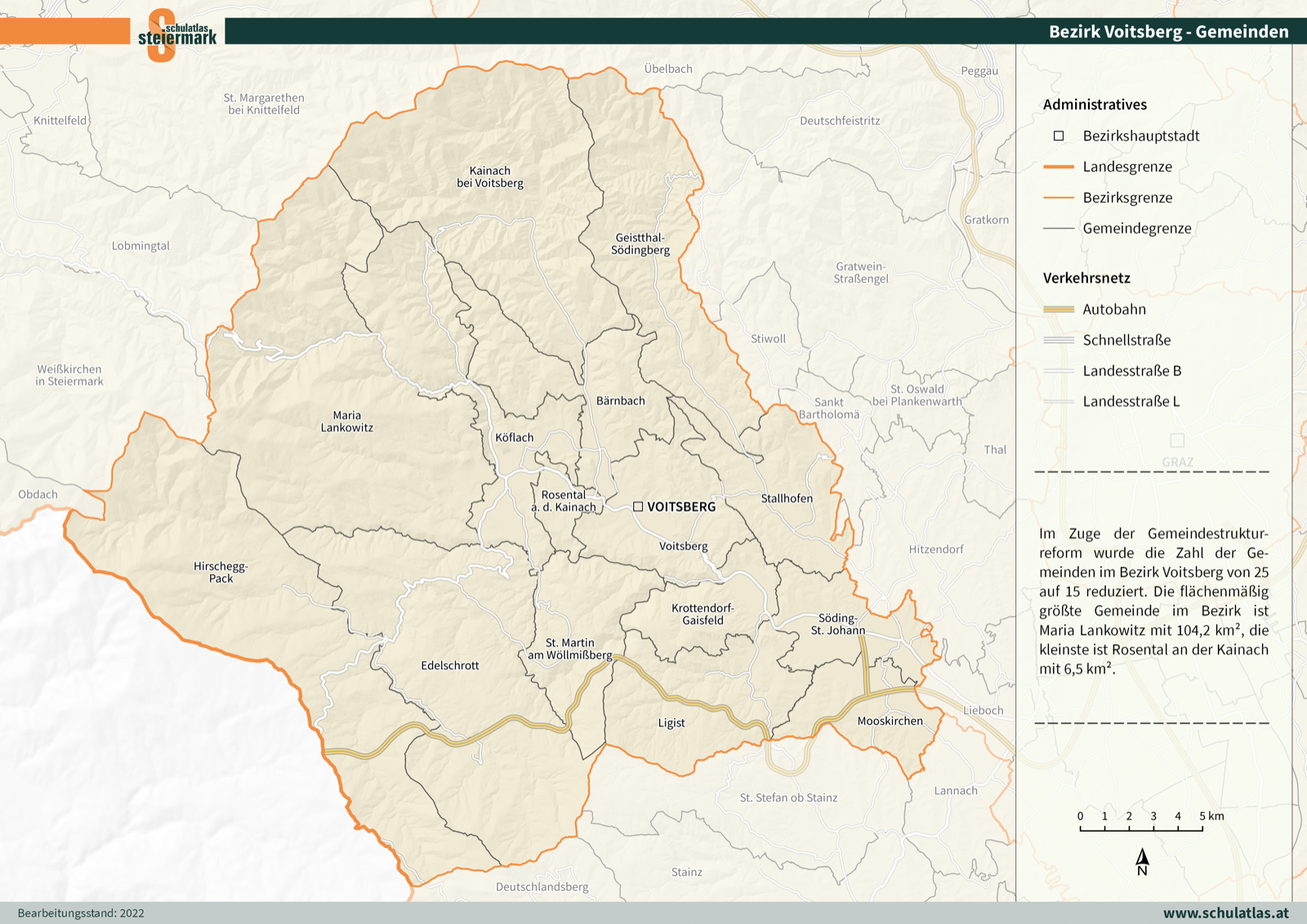 Voitsberg - Gemeinden
