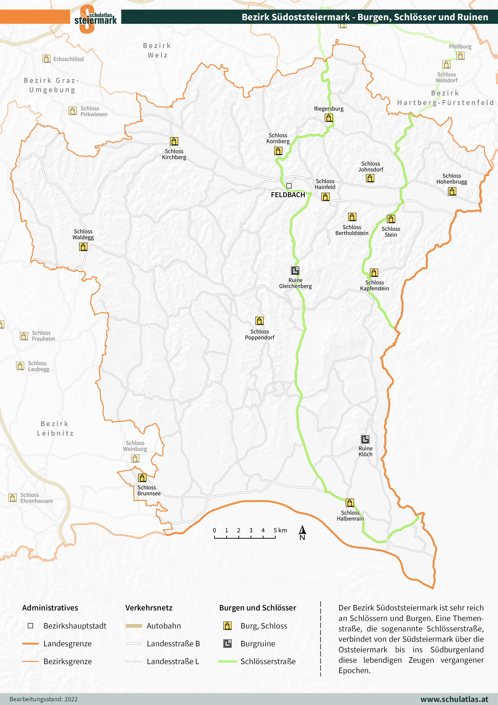 Südoststeiermark - Burgen und Schlösser