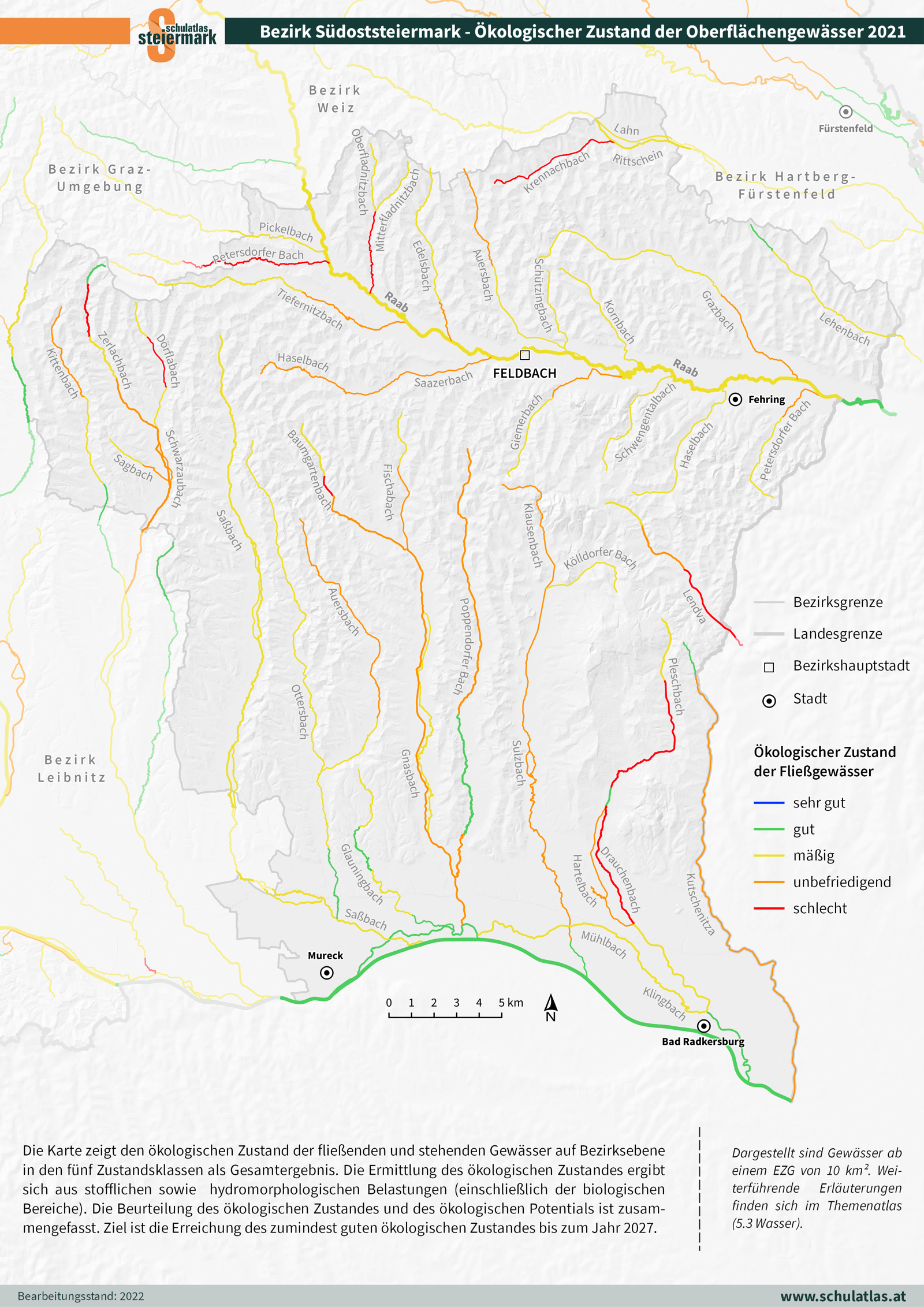 Südoststeiermark - Gewässergüte