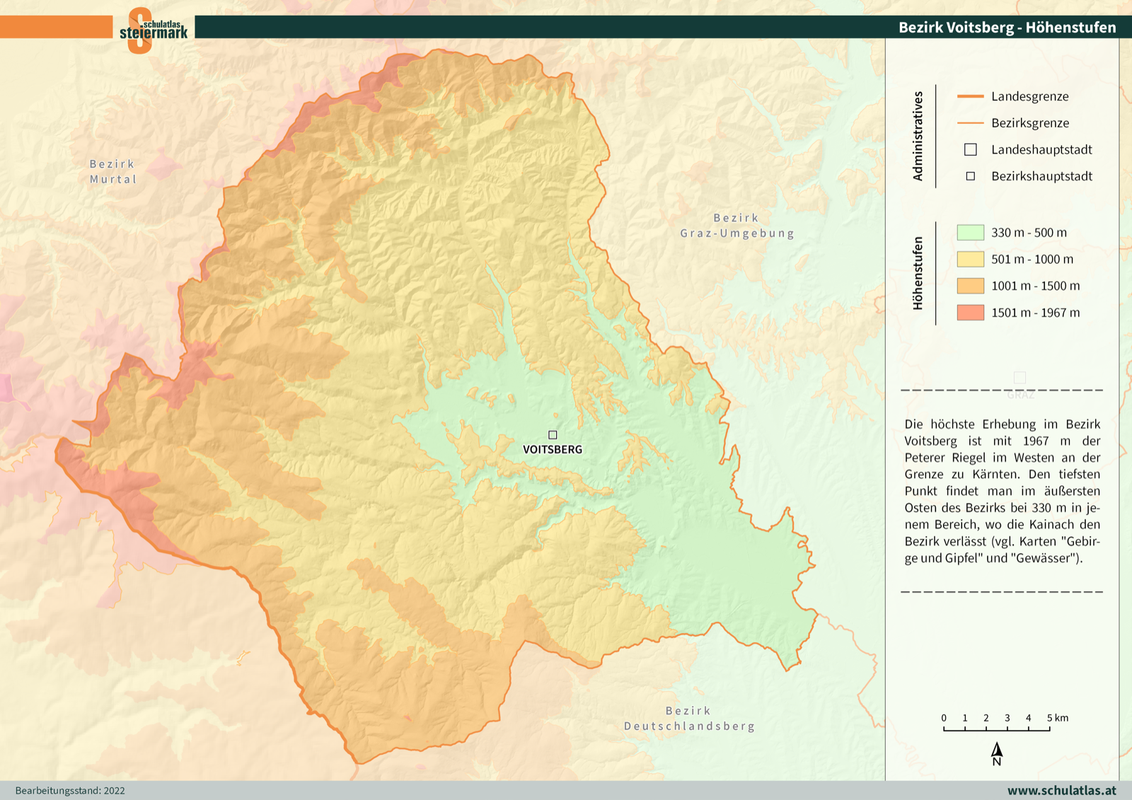 Voitsberg - Höhenstufen