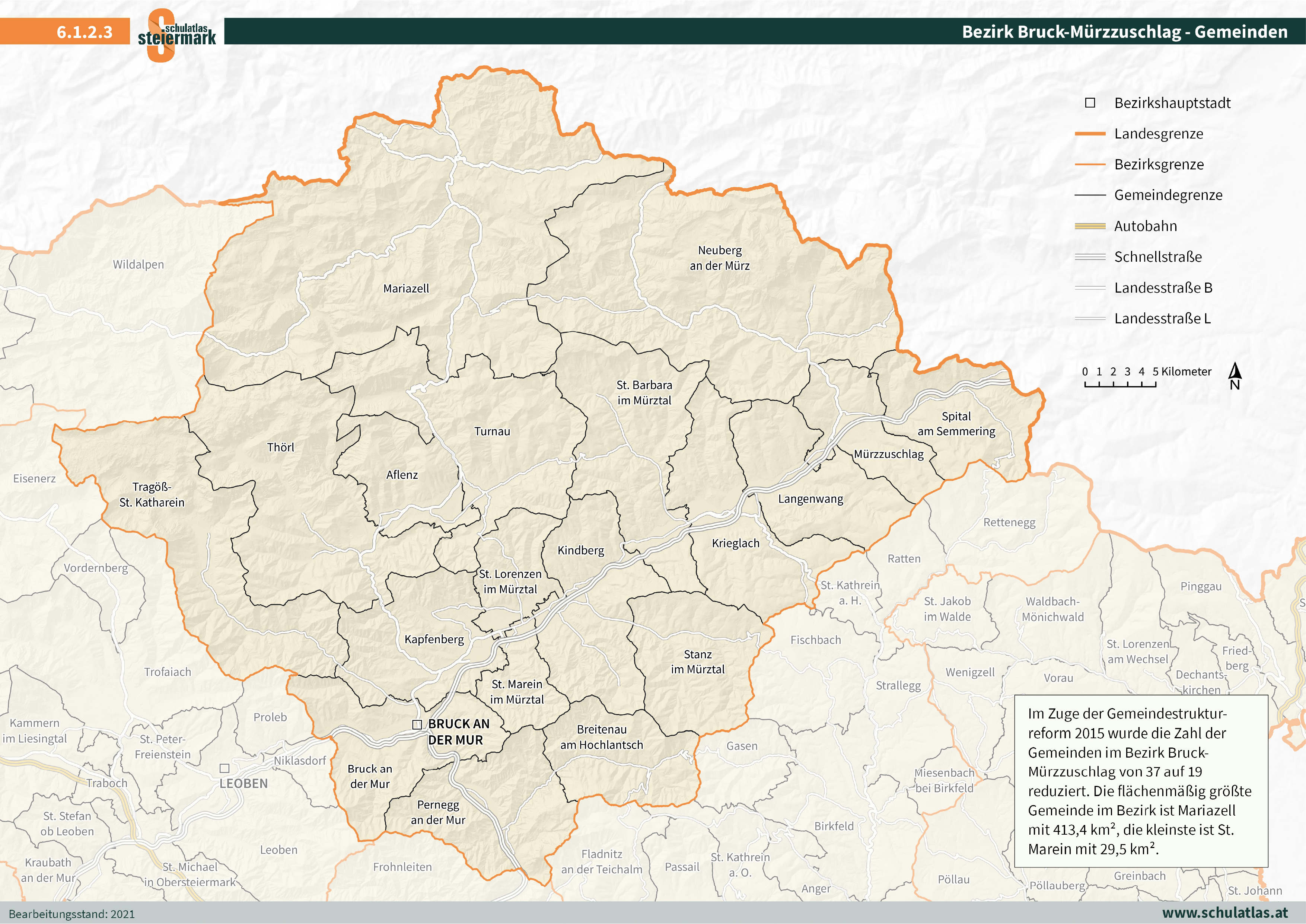 6.1.2.3 Bruck-Mürzzuschlag - Gemeinden