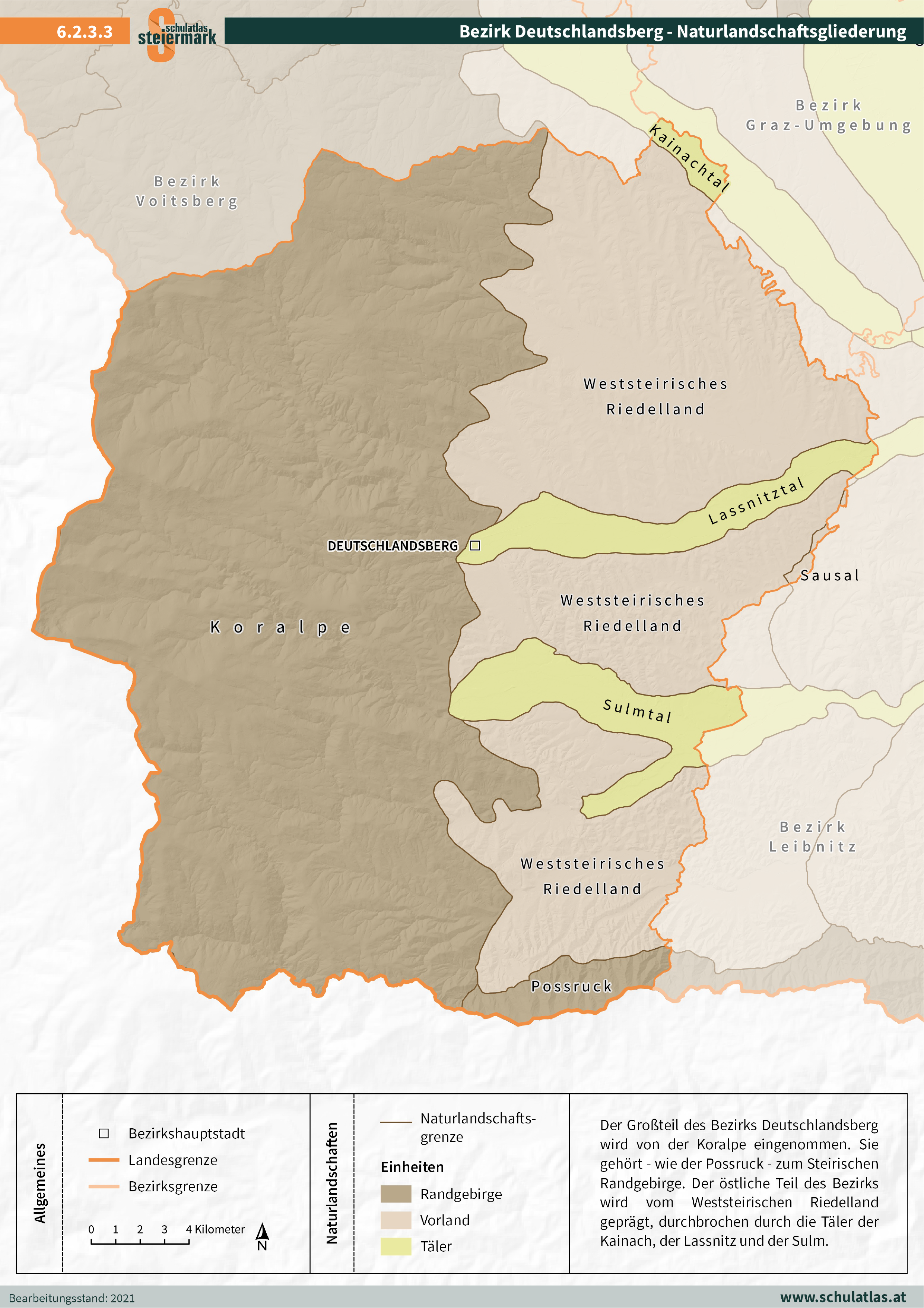 6.2.3.3 Deutschlandsberg - Naturlandschaftsgliederung