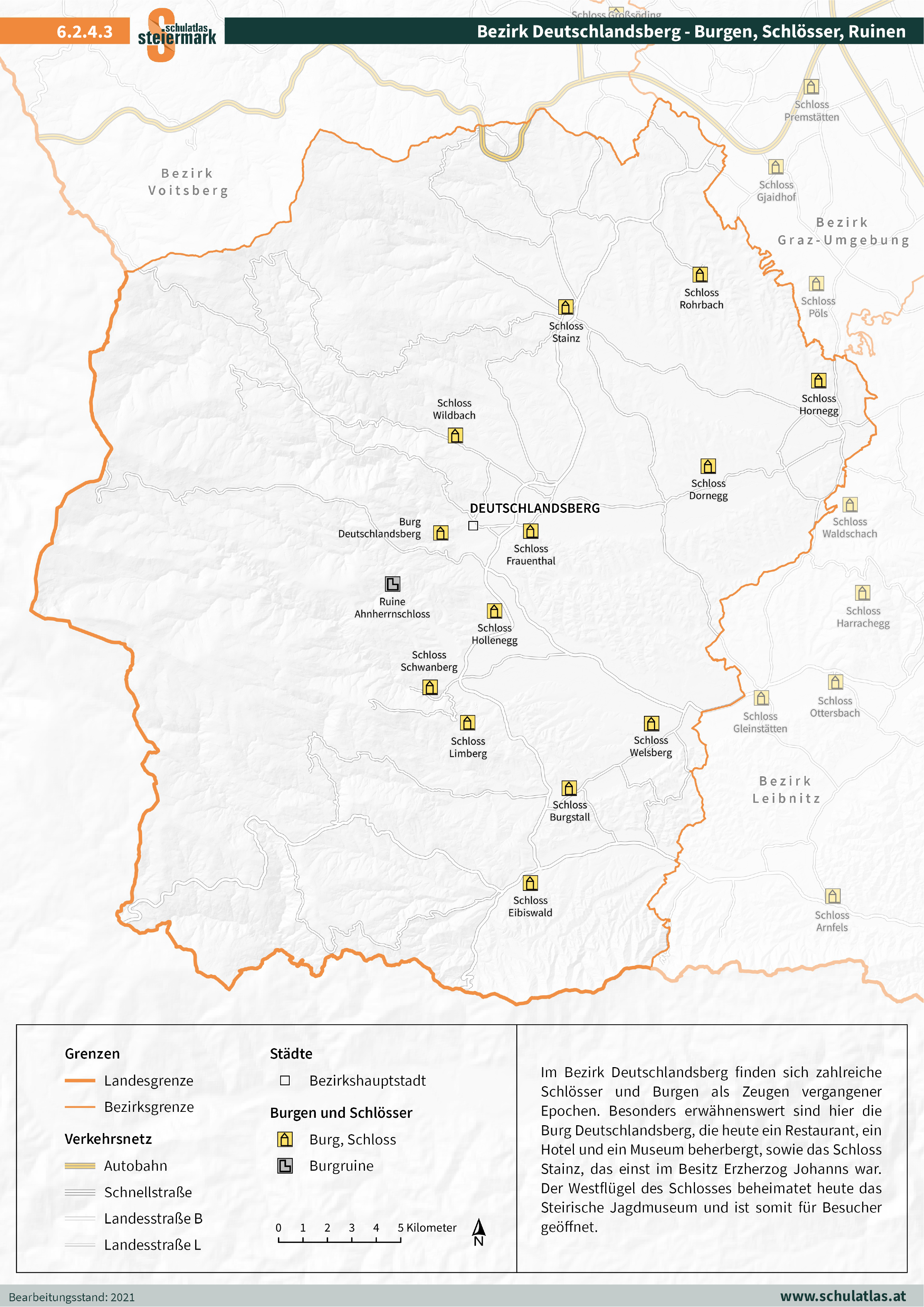 6.2.4.3 Deutschlandsberg - Burgen, Schlösser, Ruinen