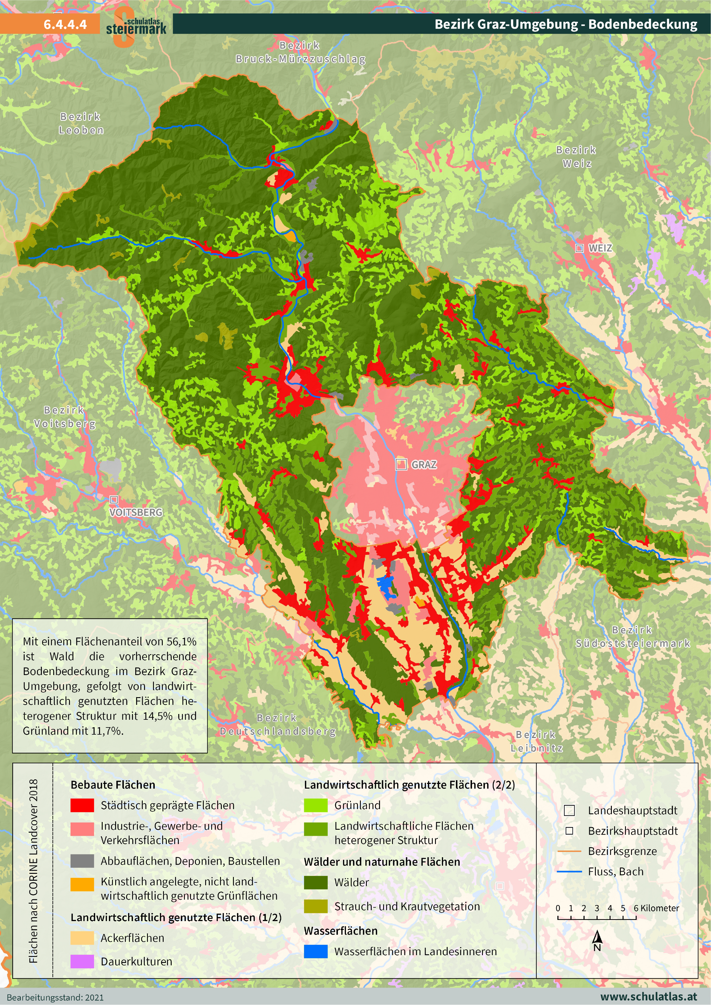 6.4.4.4 Graz Umgebung - Bodenbedeckung