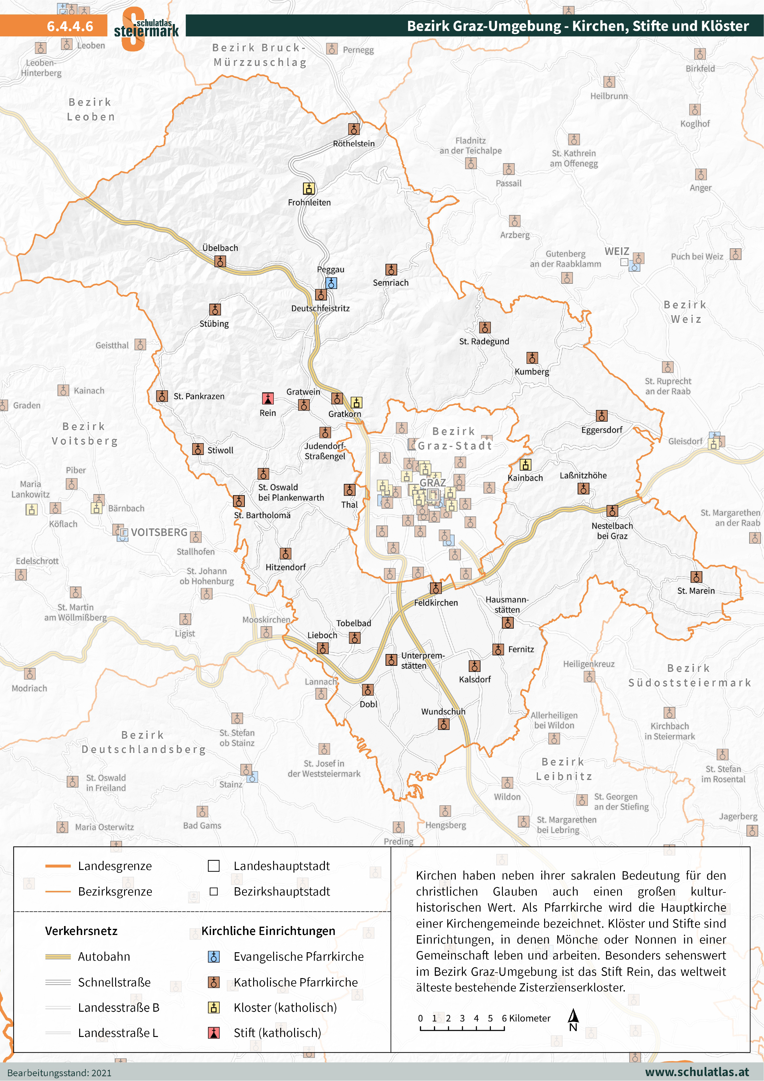 6.4.4.6 Graz Umgebung - Kirchen, Stifte und Klöster