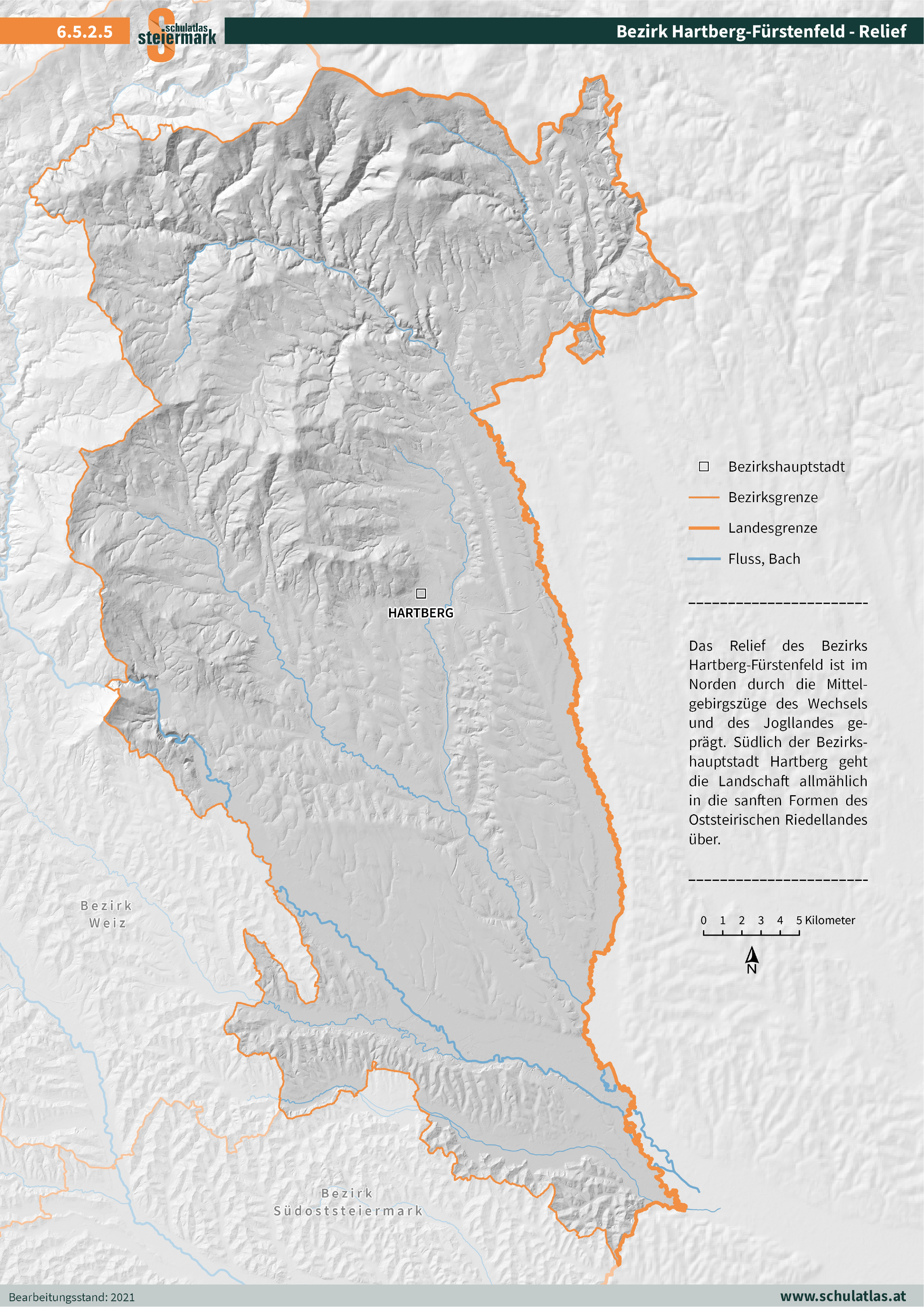 6.5.2.5 Hartberg-Fürstenfeld - Relief