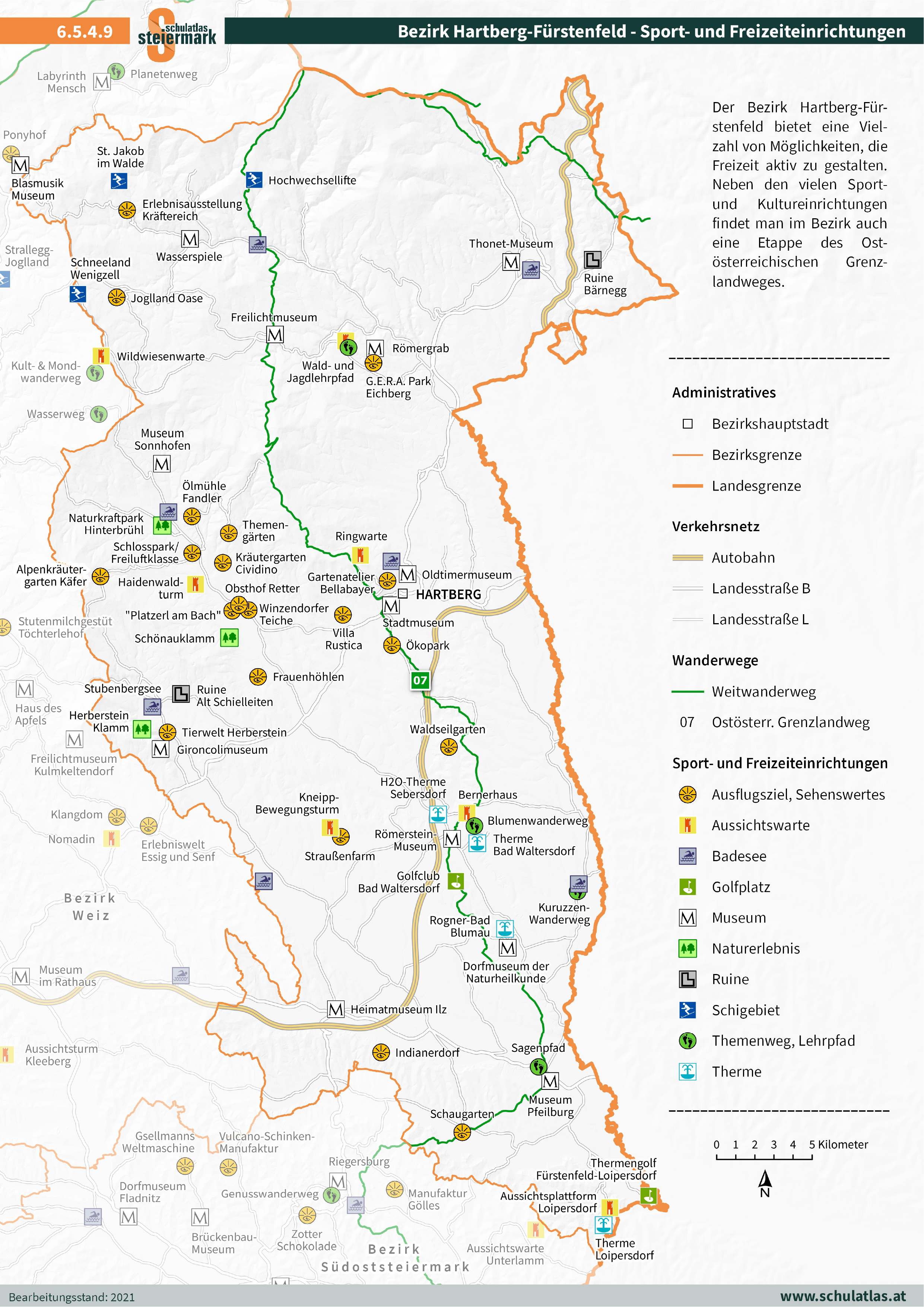6.5.4.9 Hartberg-Fürstenfeld - Sport- und Freizeiteinrichtungen