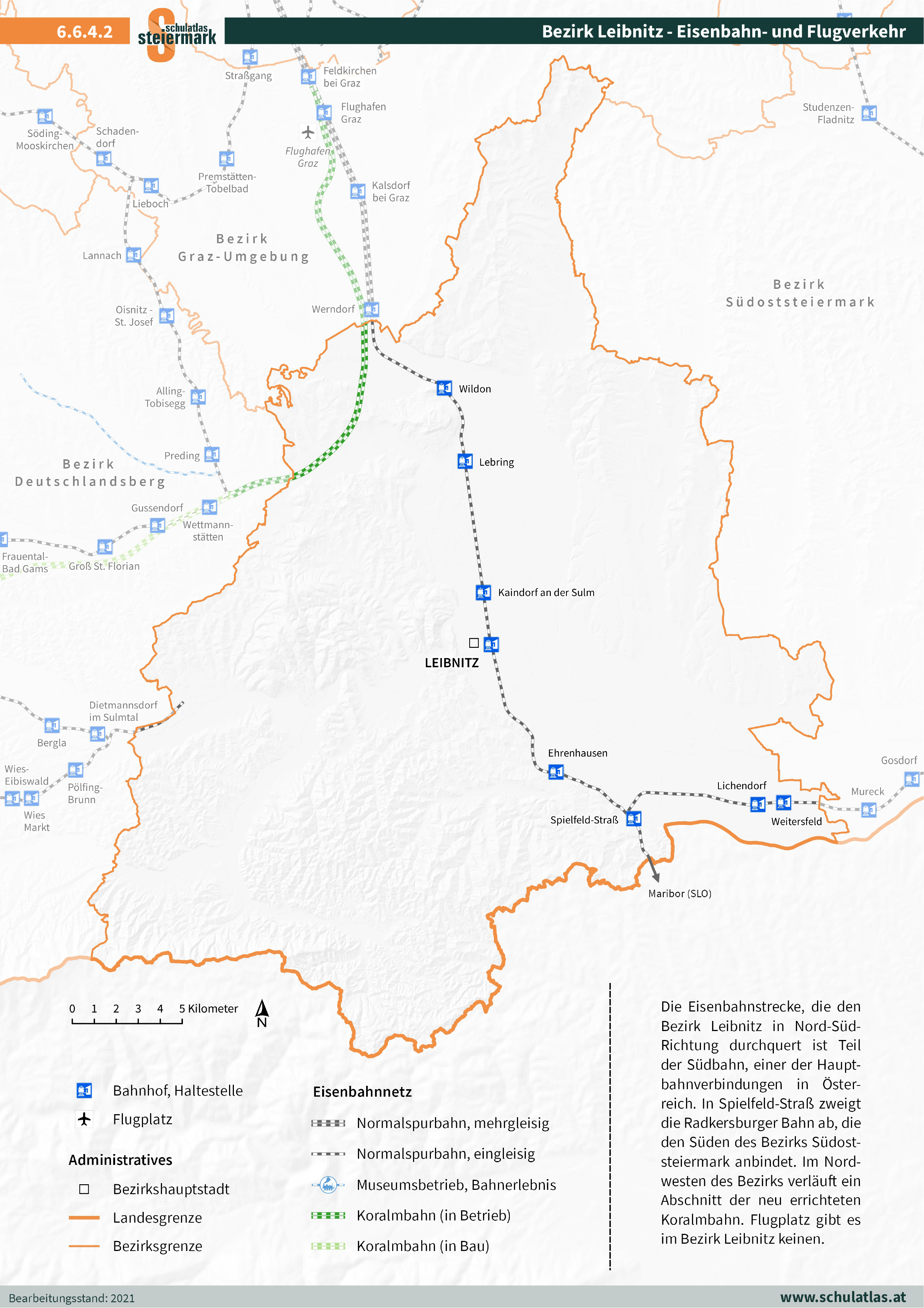 6.6.4.2 Leibnitz - Eisenbahn- und Flugverkehr
