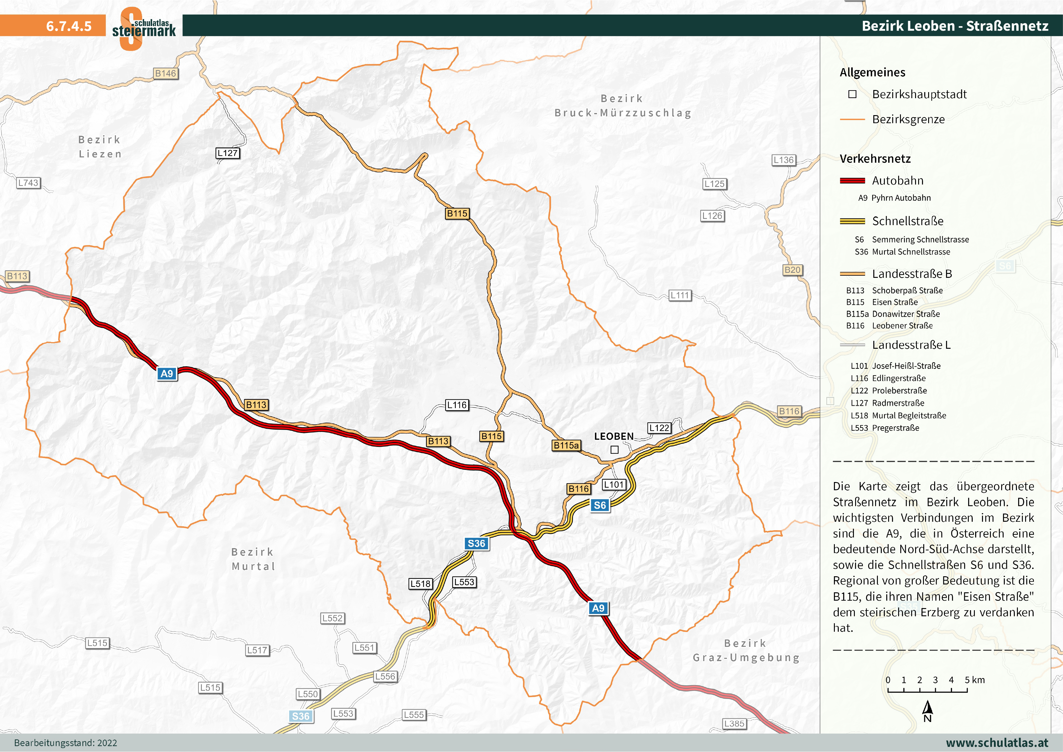 6.7.4.5 Leoben - Straßennetz