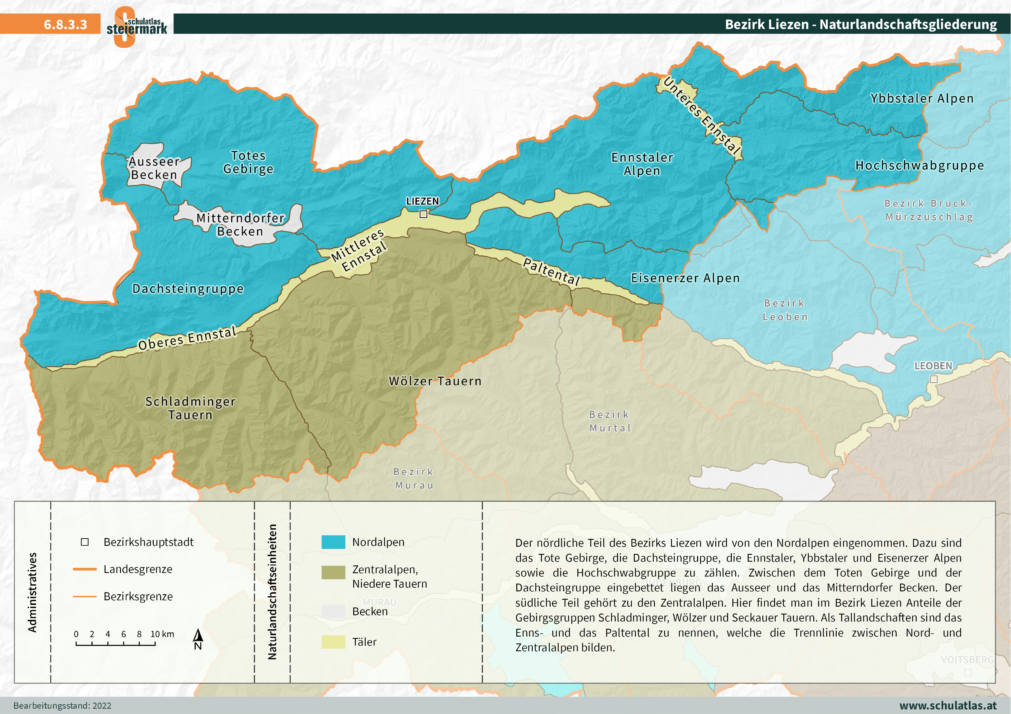 6.8.3.3 Liezen - Naturlandschaftsgliederung