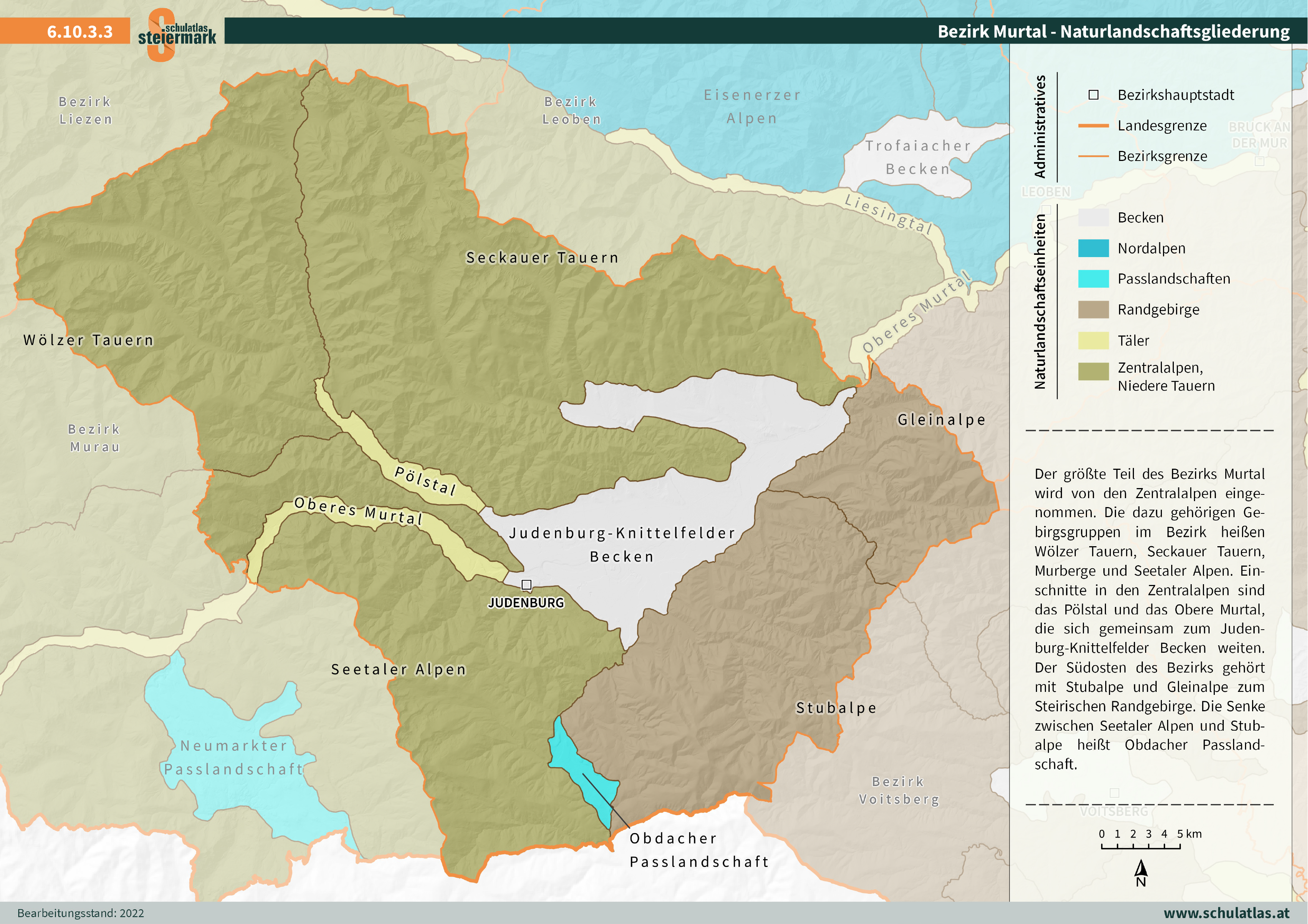 6.10.3.3 Murtal - Naturlandschaftsgliederung
