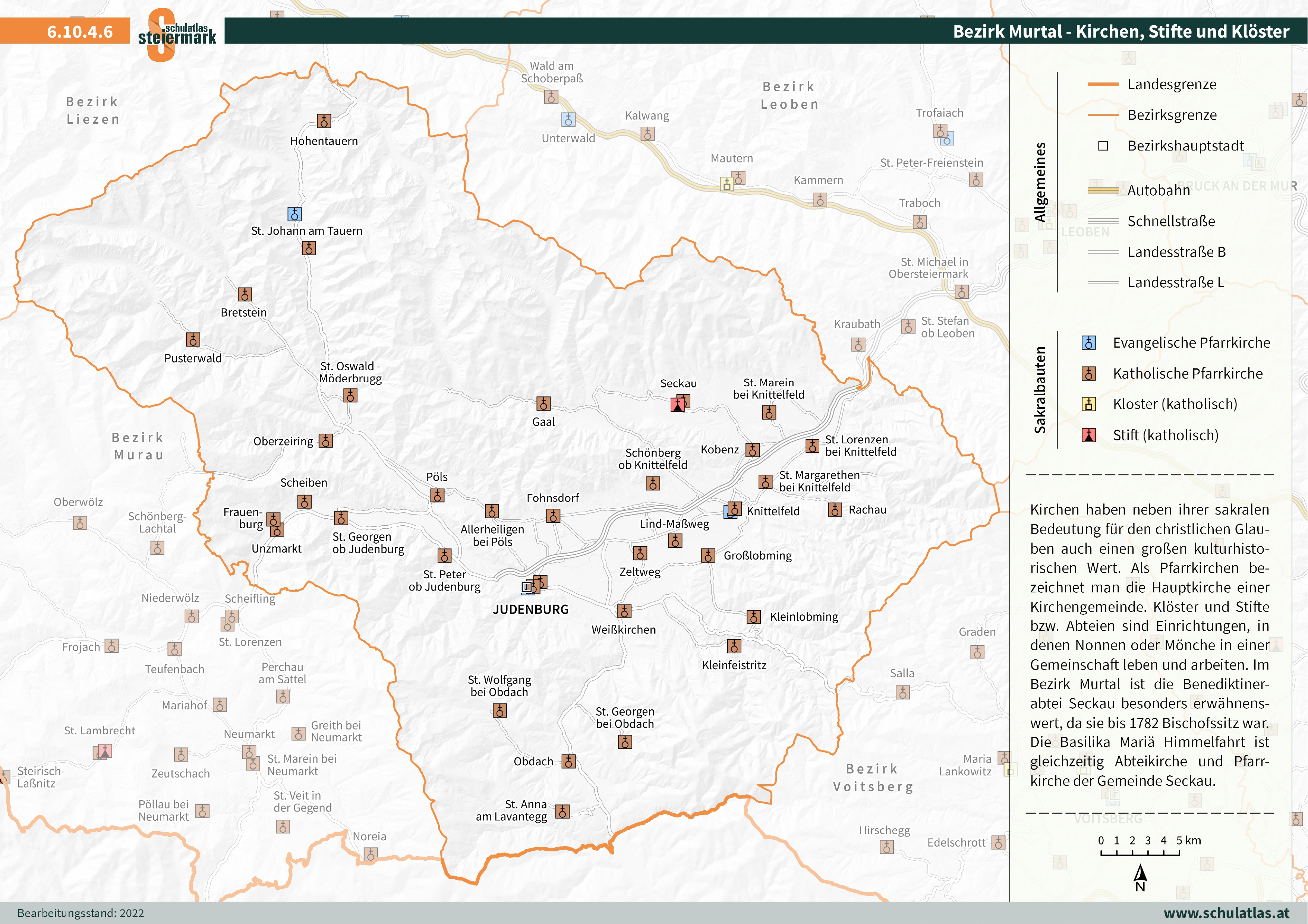 6.10.4.6 Murtal - Kirchen, Stifte, Klöster