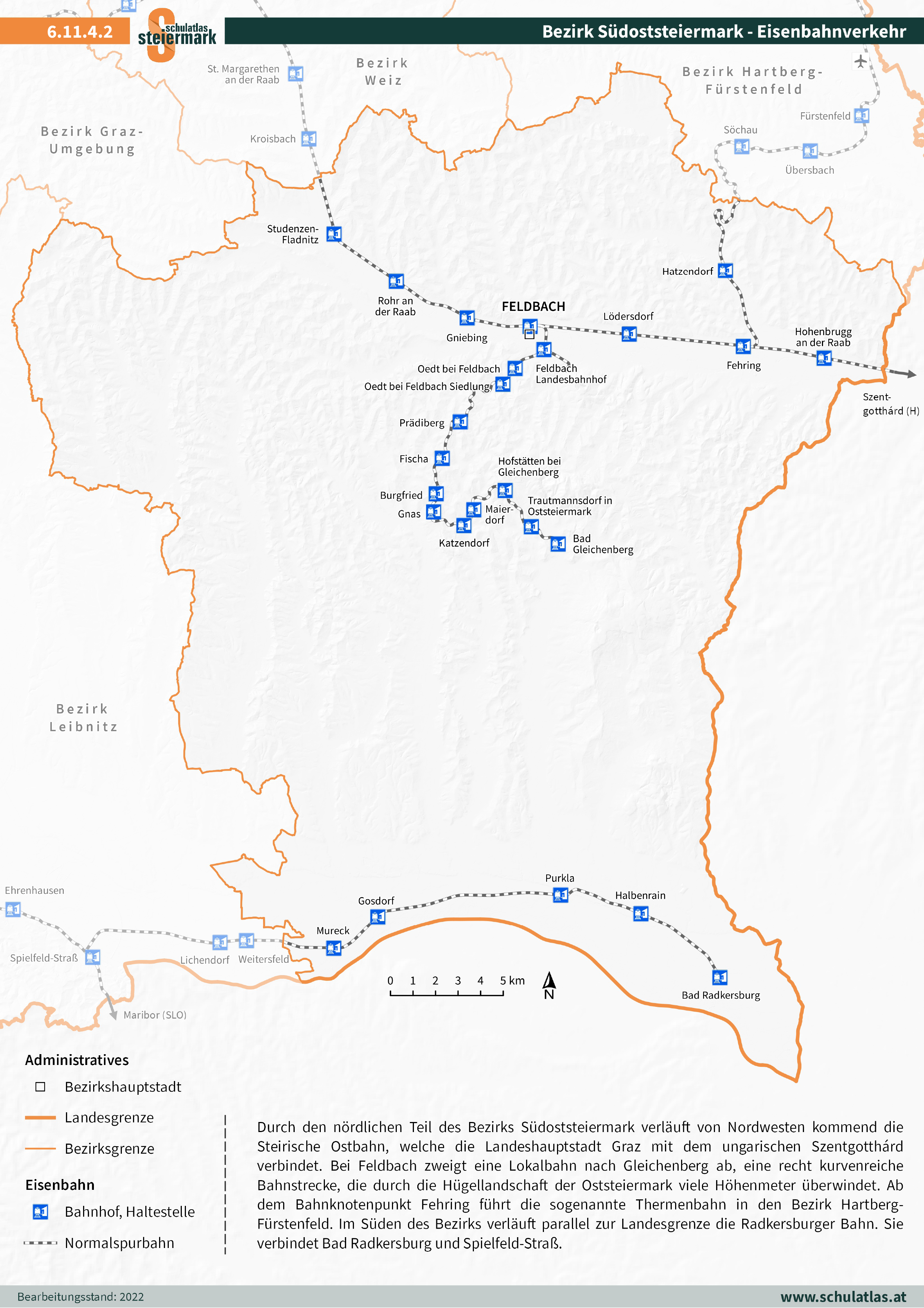 6.11.4.2 Südoststeiermark - Eisenbahnverkehr