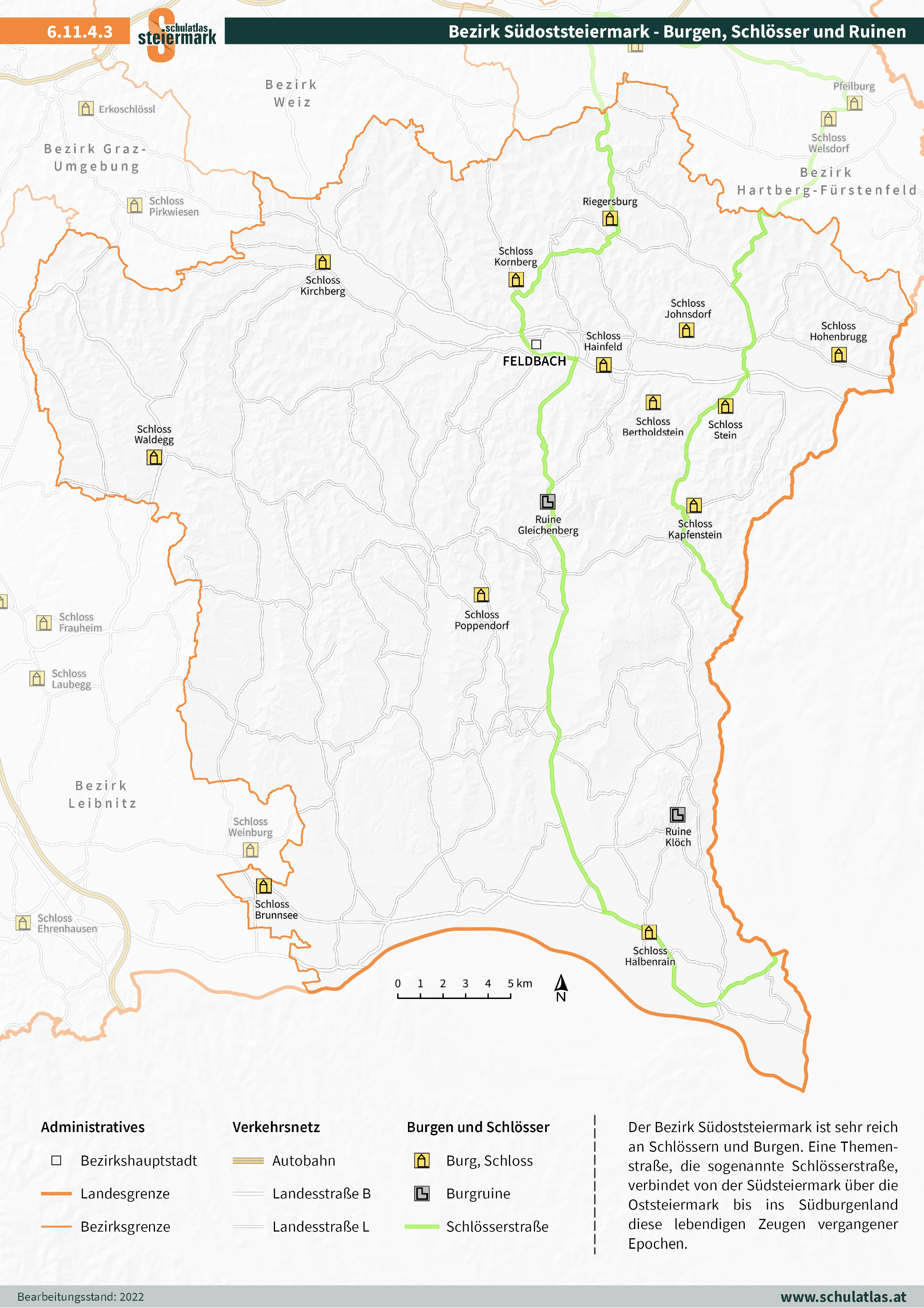 6.11.4.3 Südoststeiermark - Burgen, Schlösser und Ruinen