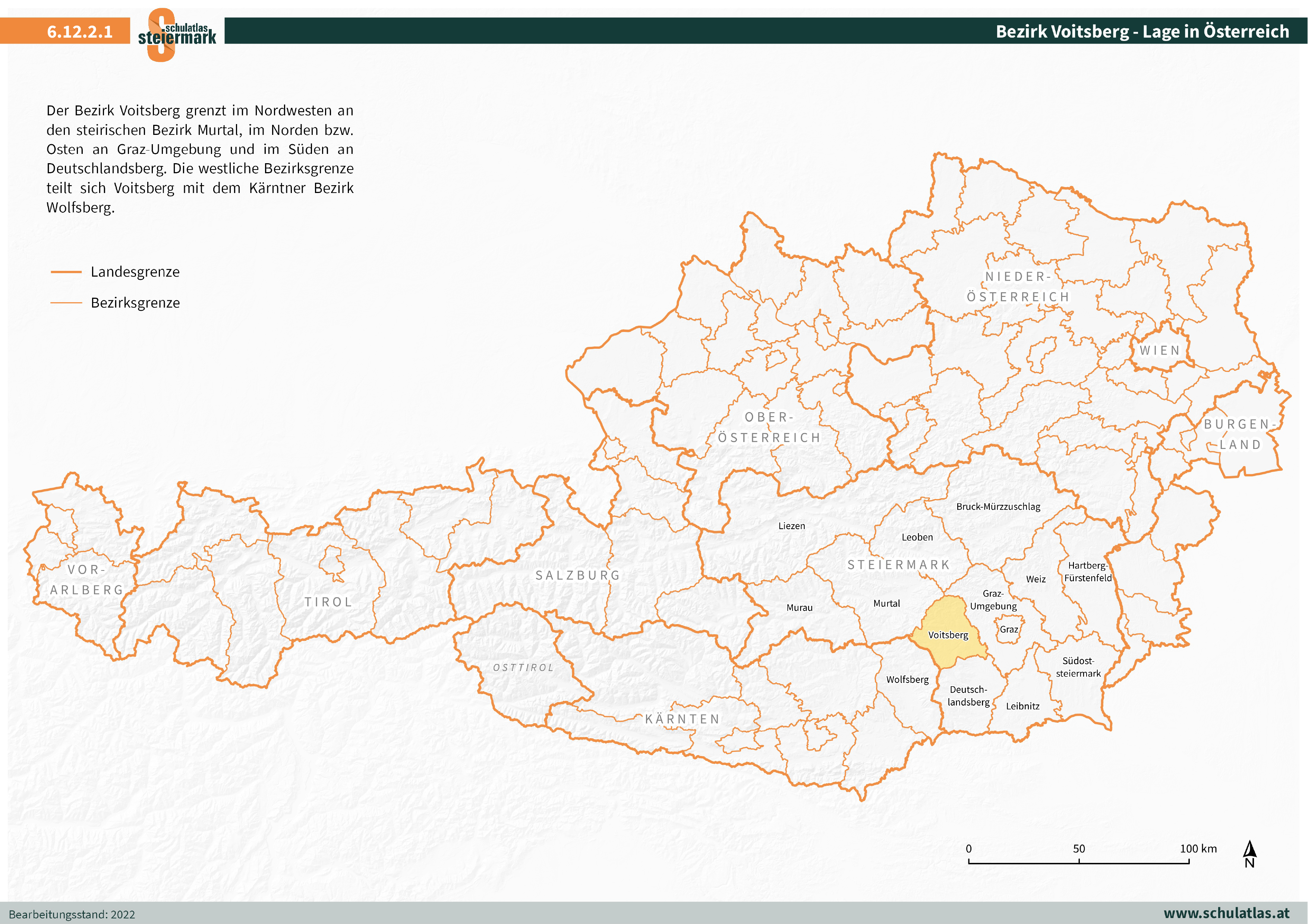 6.12.2.1 Voitsberg - Lage in Österreich