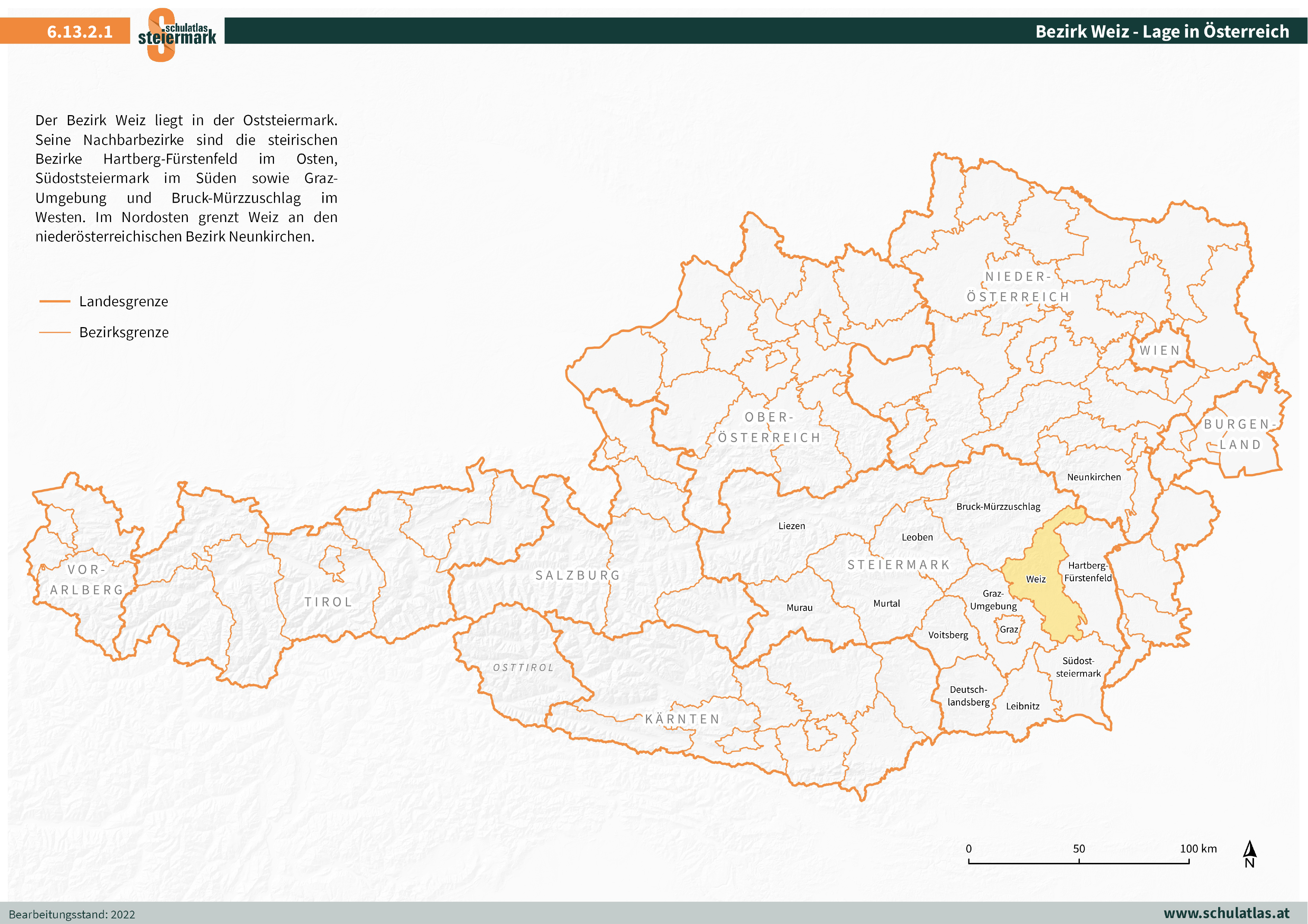 6.13.2.1 Weiz - Lage in Österreich