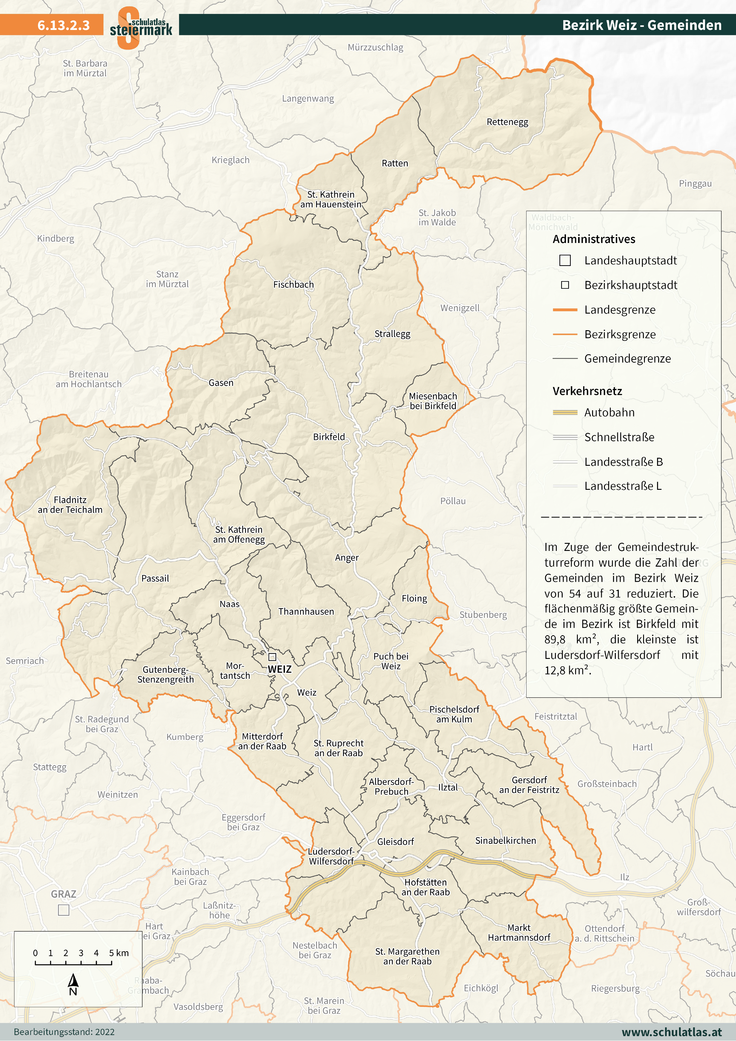 6.13.2.3 Weiz - Gemeinden
