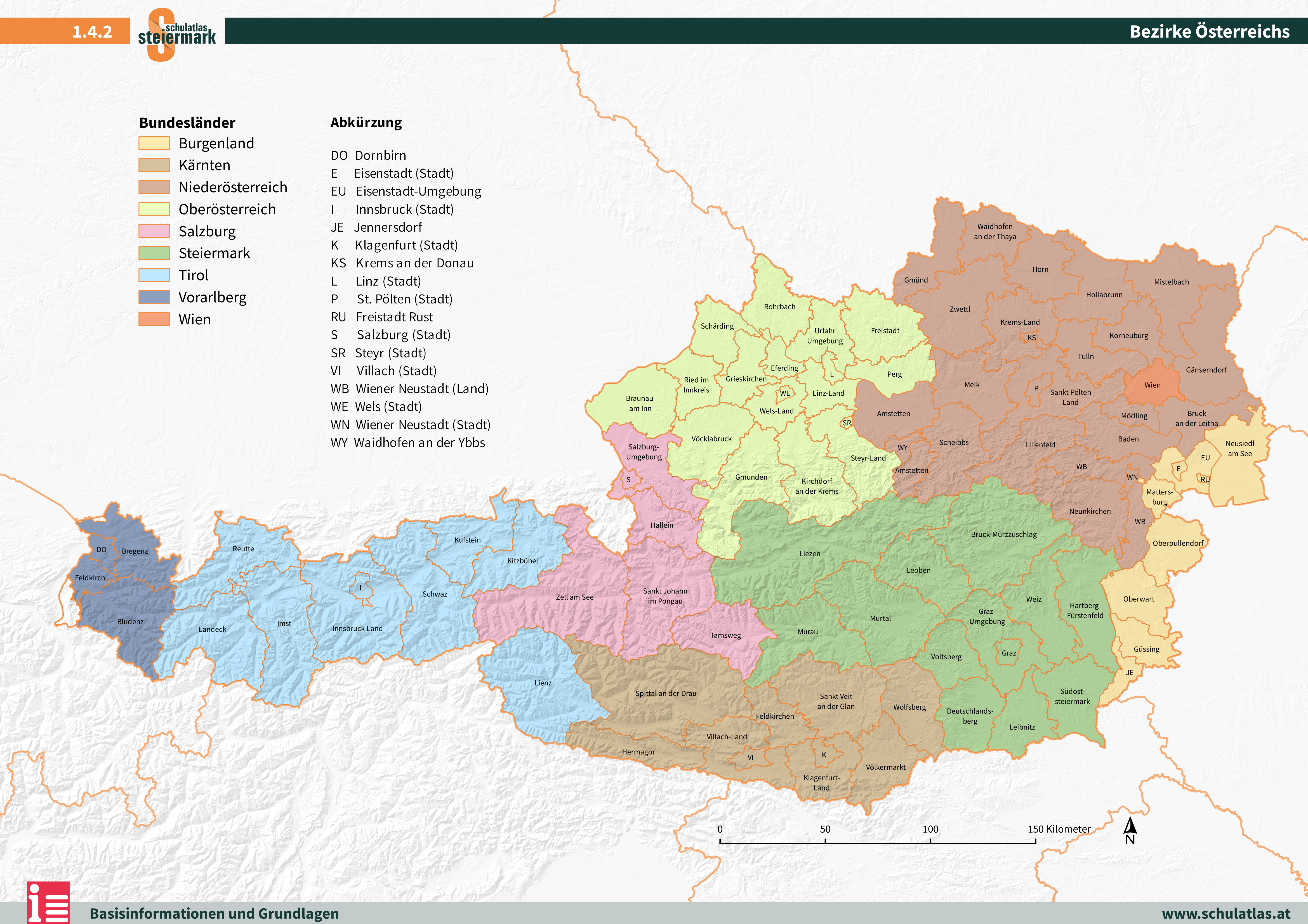 Bezirke Österreichs
