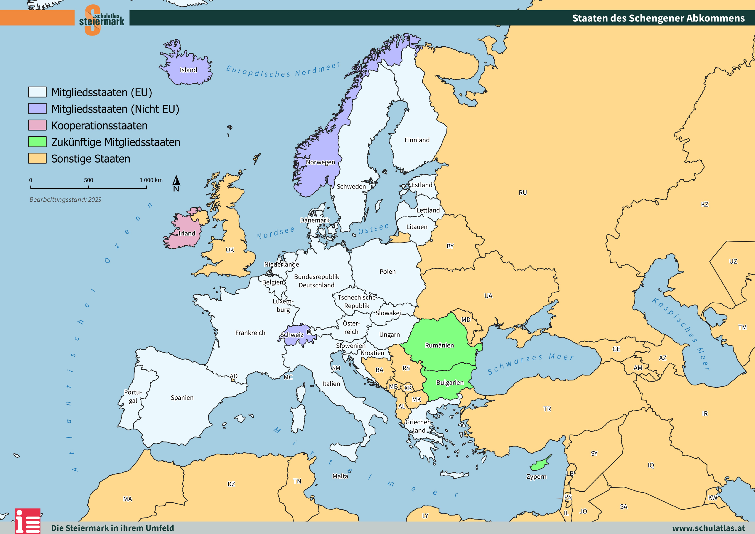 Schengen-Raum 2023