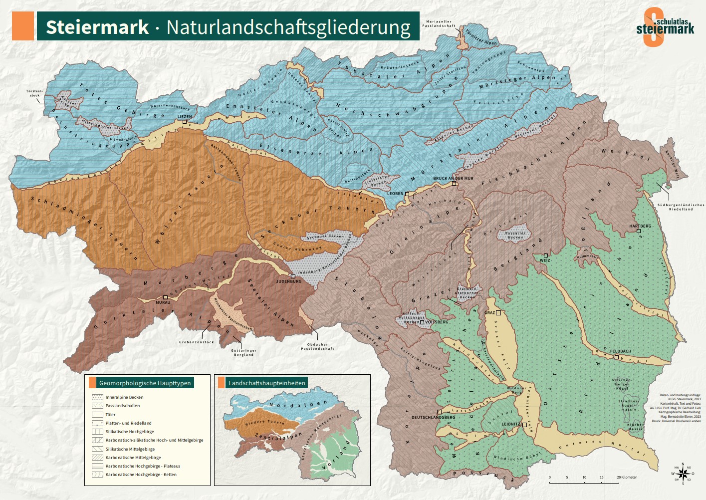 A3.1 - Faltkarte - Naturlandschaftsgliederung